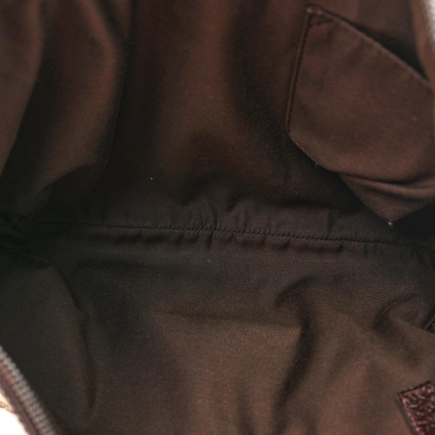Monogram Medium Half Moon Hobo Dark Brown