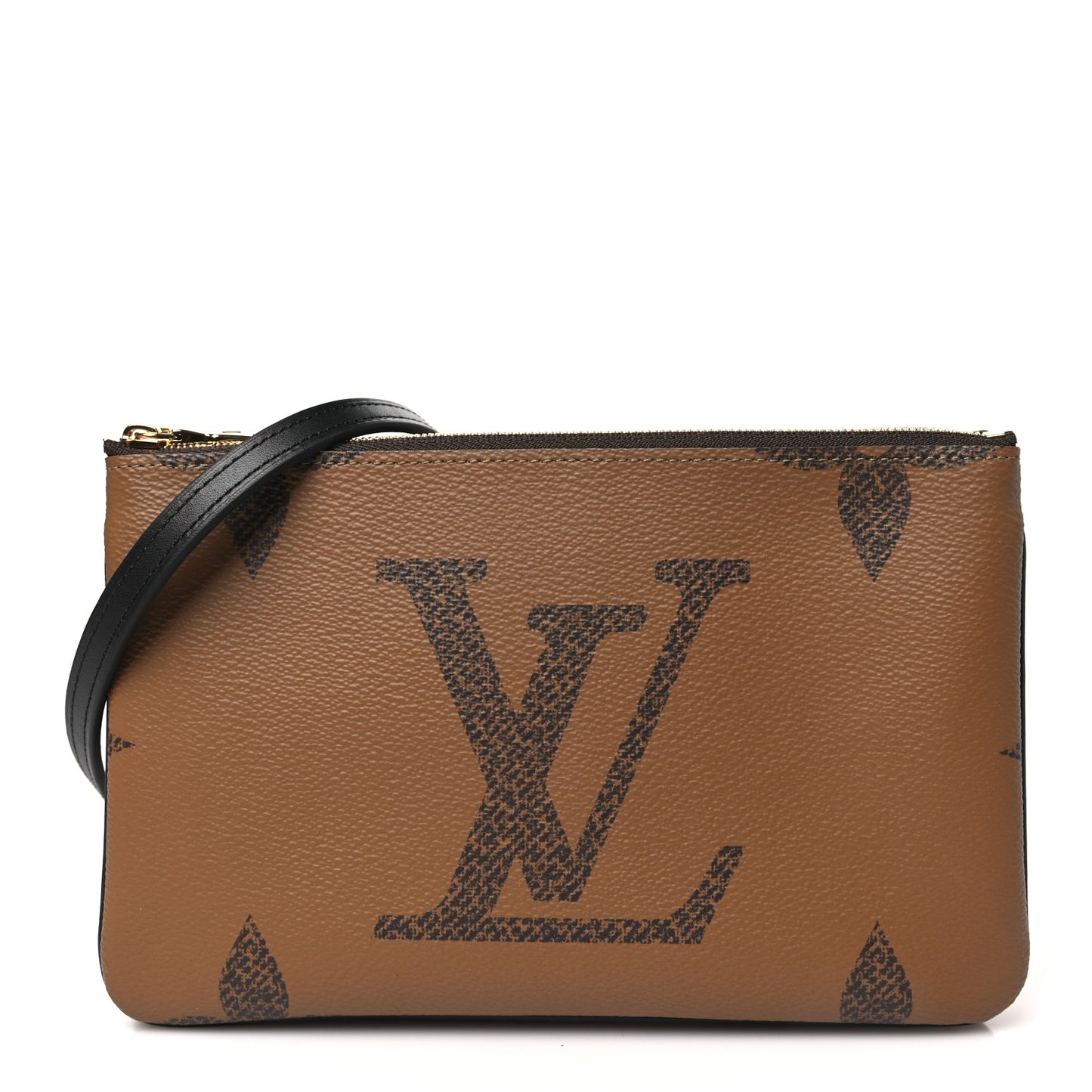 Reverse Monogram Giant Double Zip Pochette
