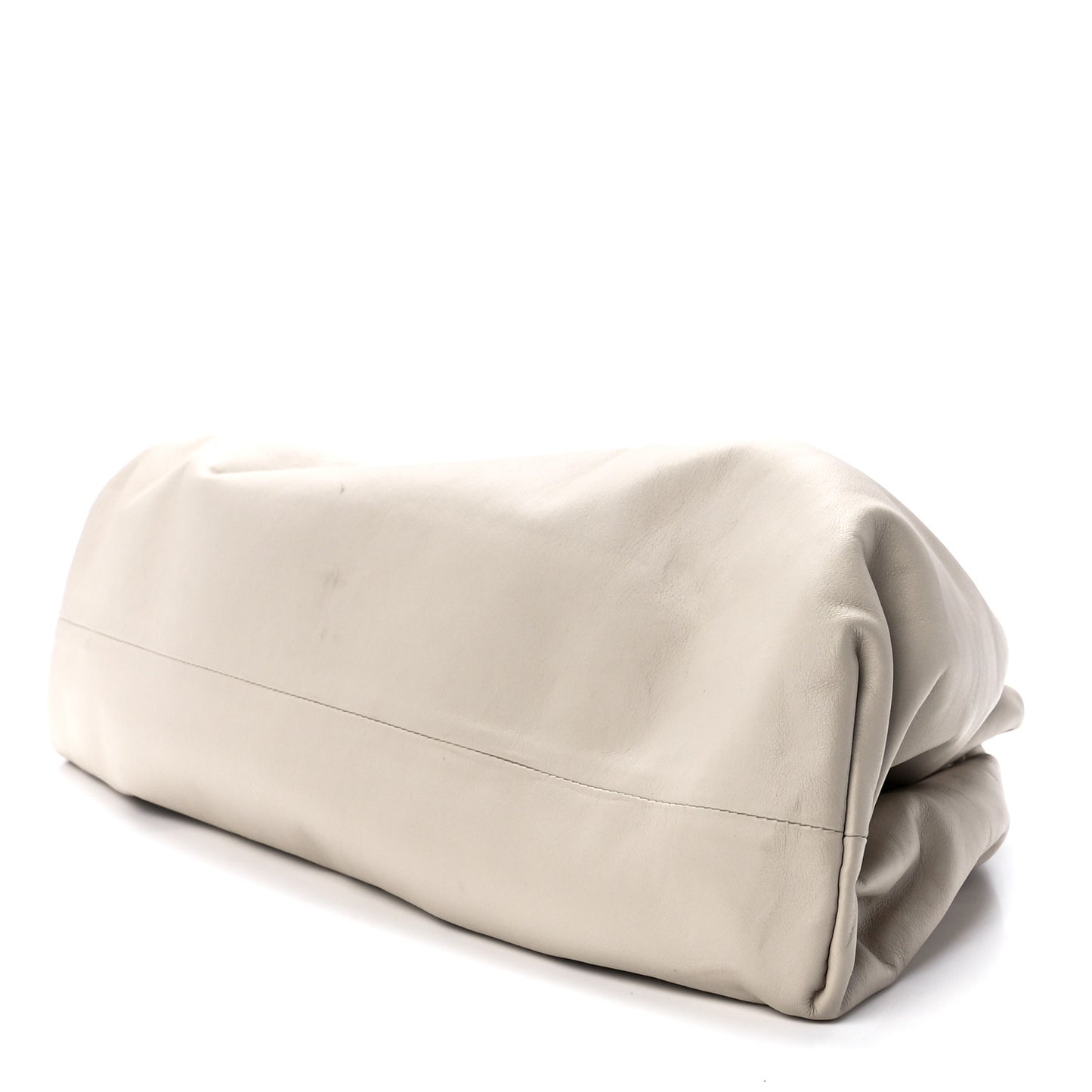 Smooth Butter Calf The Pouch Oversized Clutch Plaster