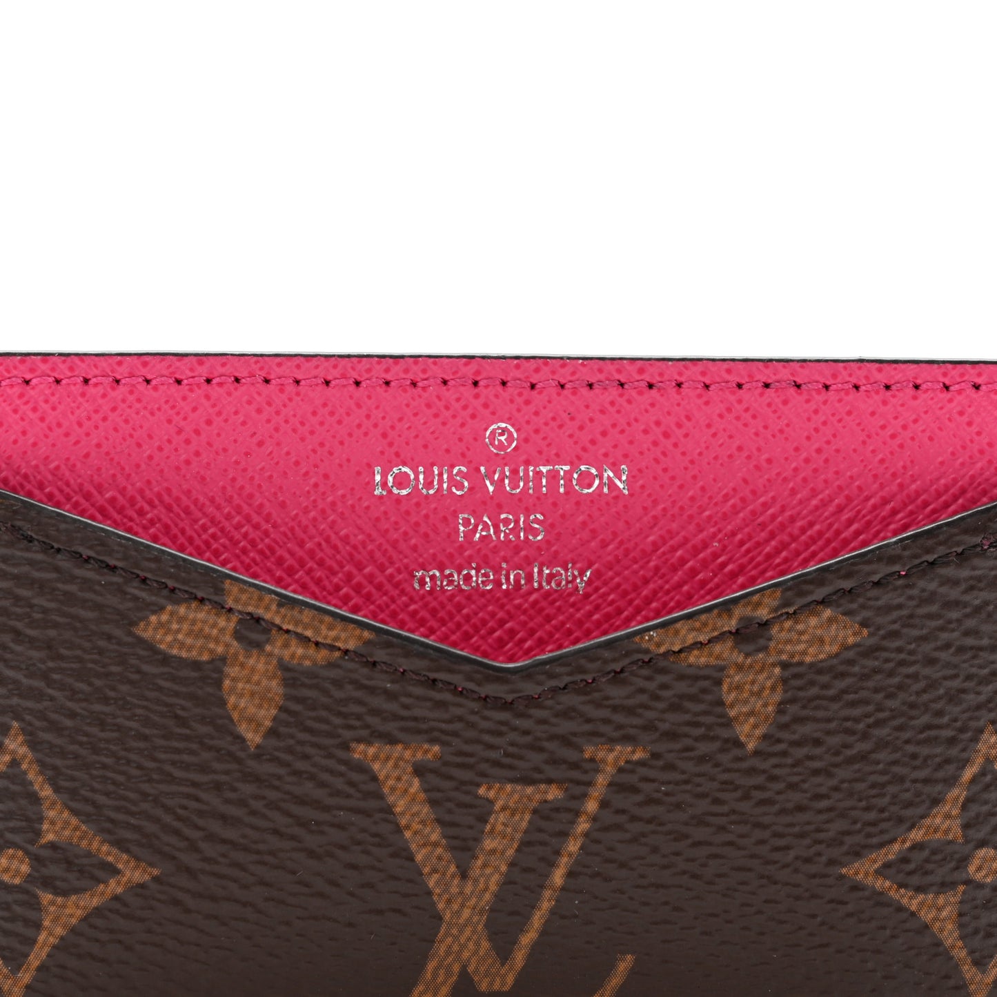 Monogram LV Colormania Kirigami Card Holder Pondichery Pink