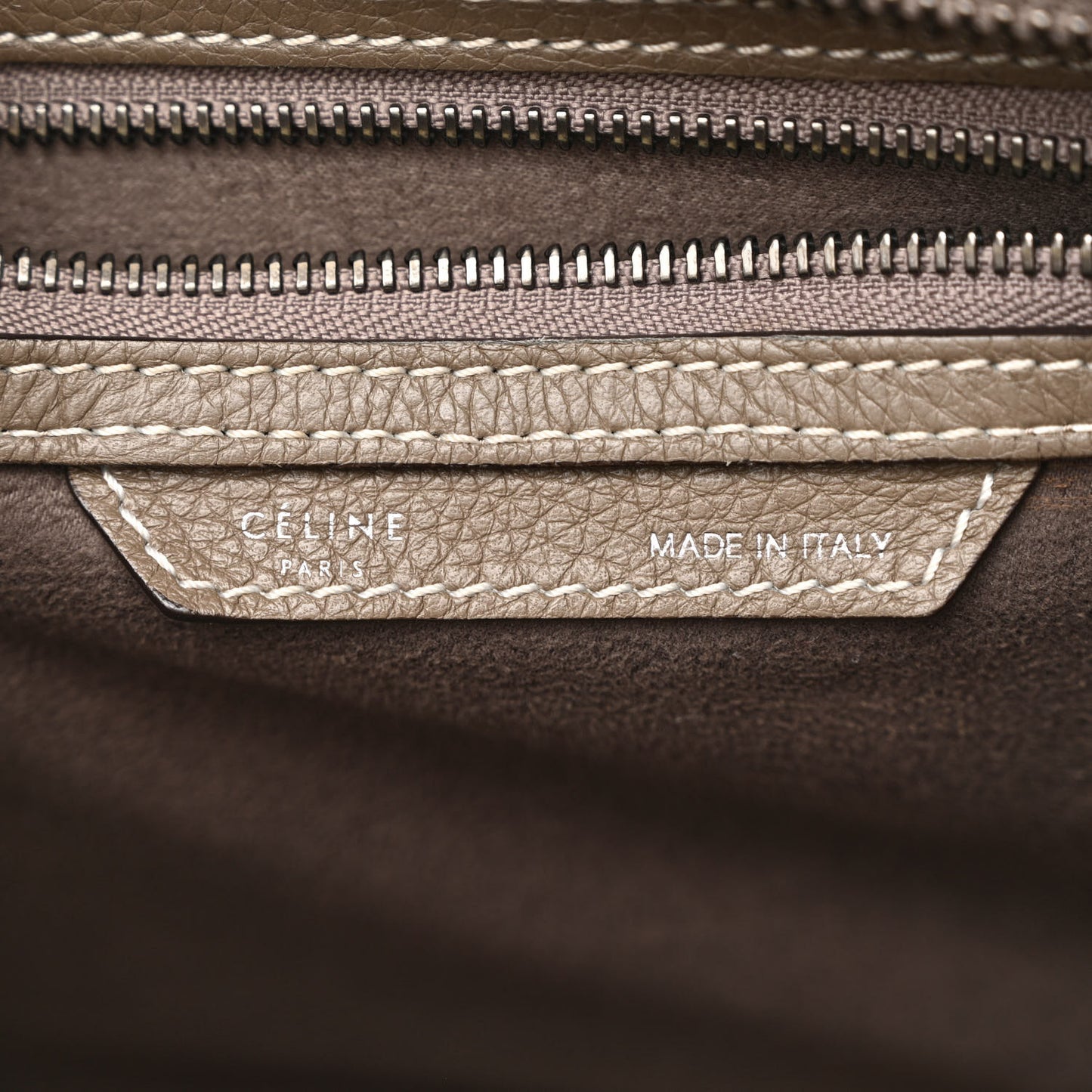 Drummed Calfskin Micro Luggage Souris