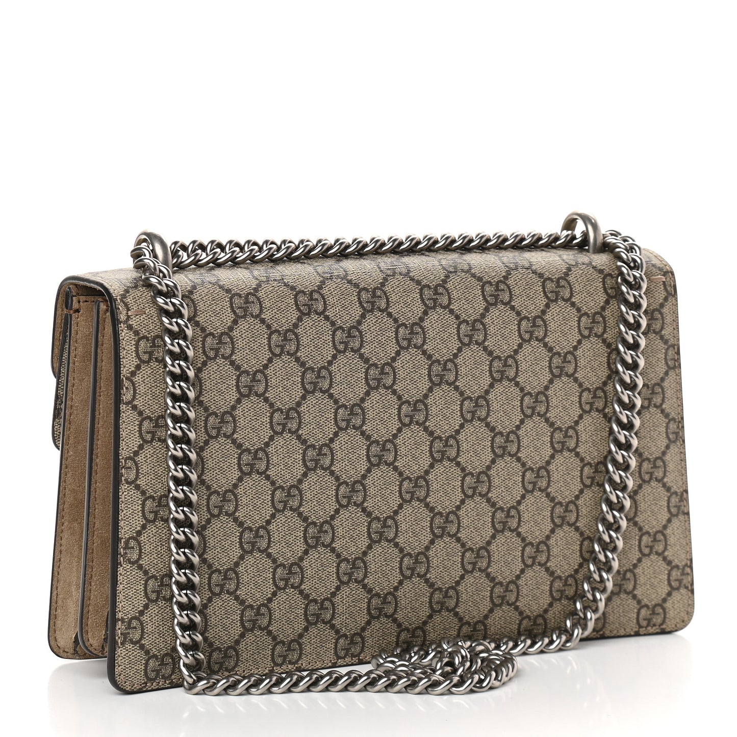 GG Supreme Monogram Small Dionysus Shoulder Bag Taupe