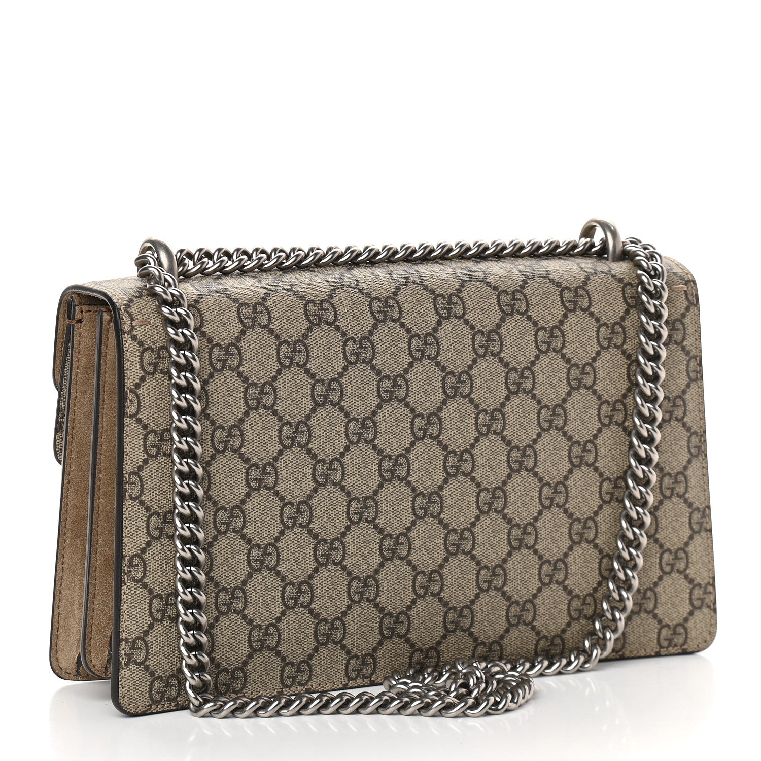 Gucci GG Supreme Monogram Small Dionysus Shoulder Bag Taupe 3 of 9