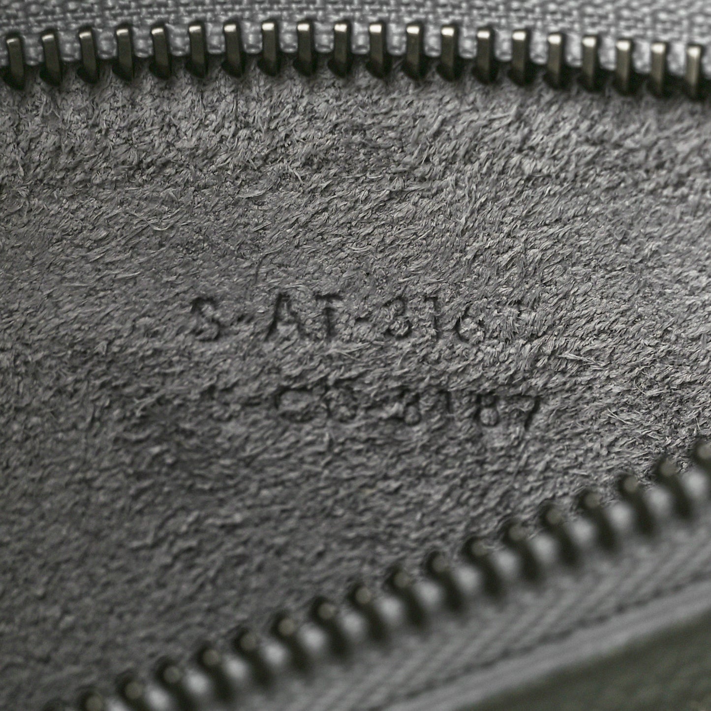 Baby Drummed Calfskin Micro Luggage Sky