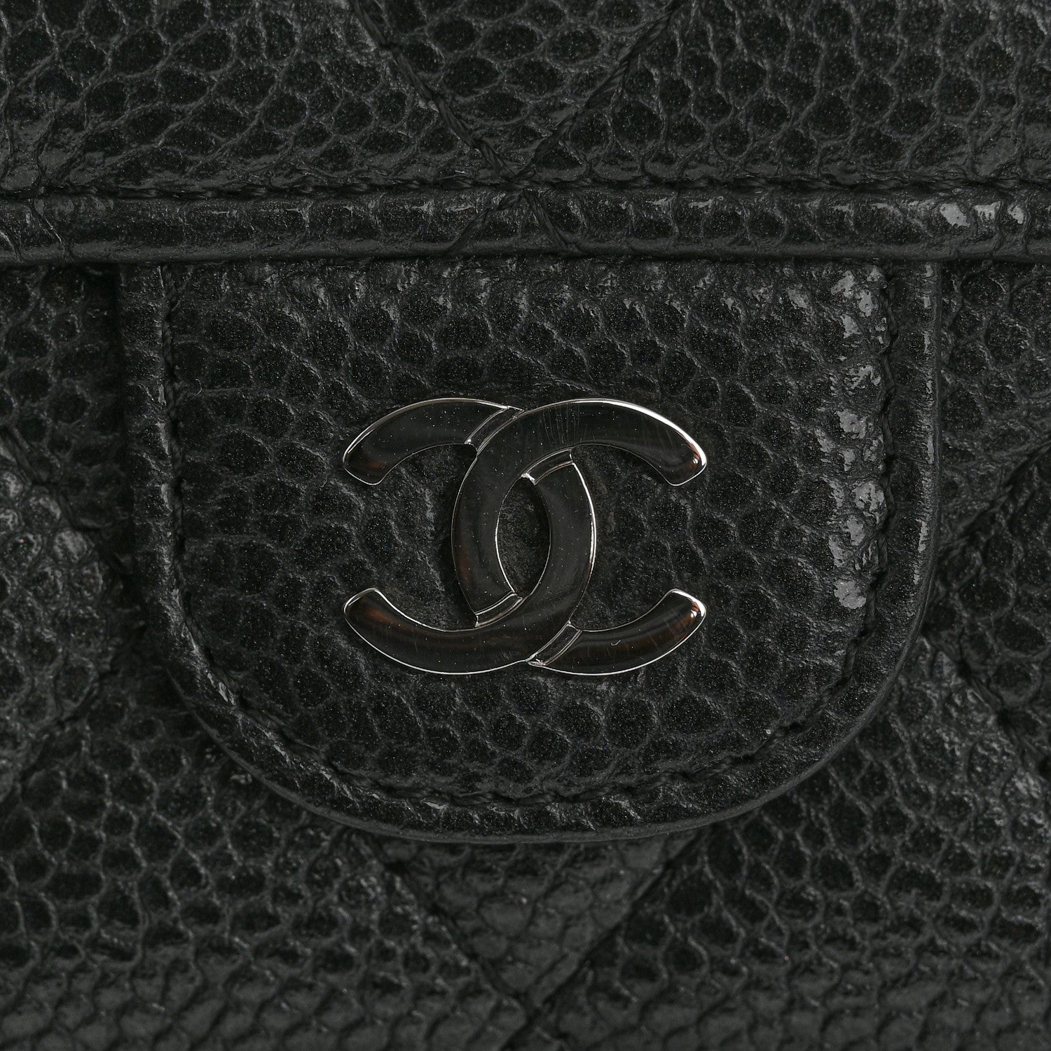 Chanel Caviar Quilted Travel Wallet Black 10 of 11