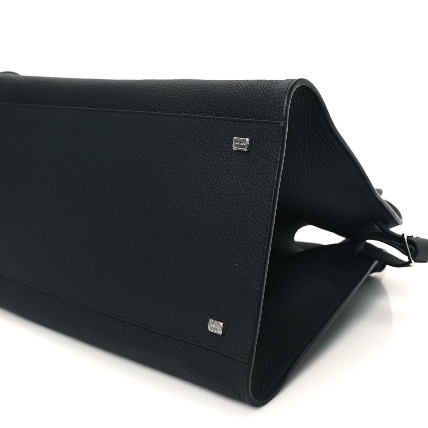 Matte Grained Calfskin Soft Margaux 15 Black