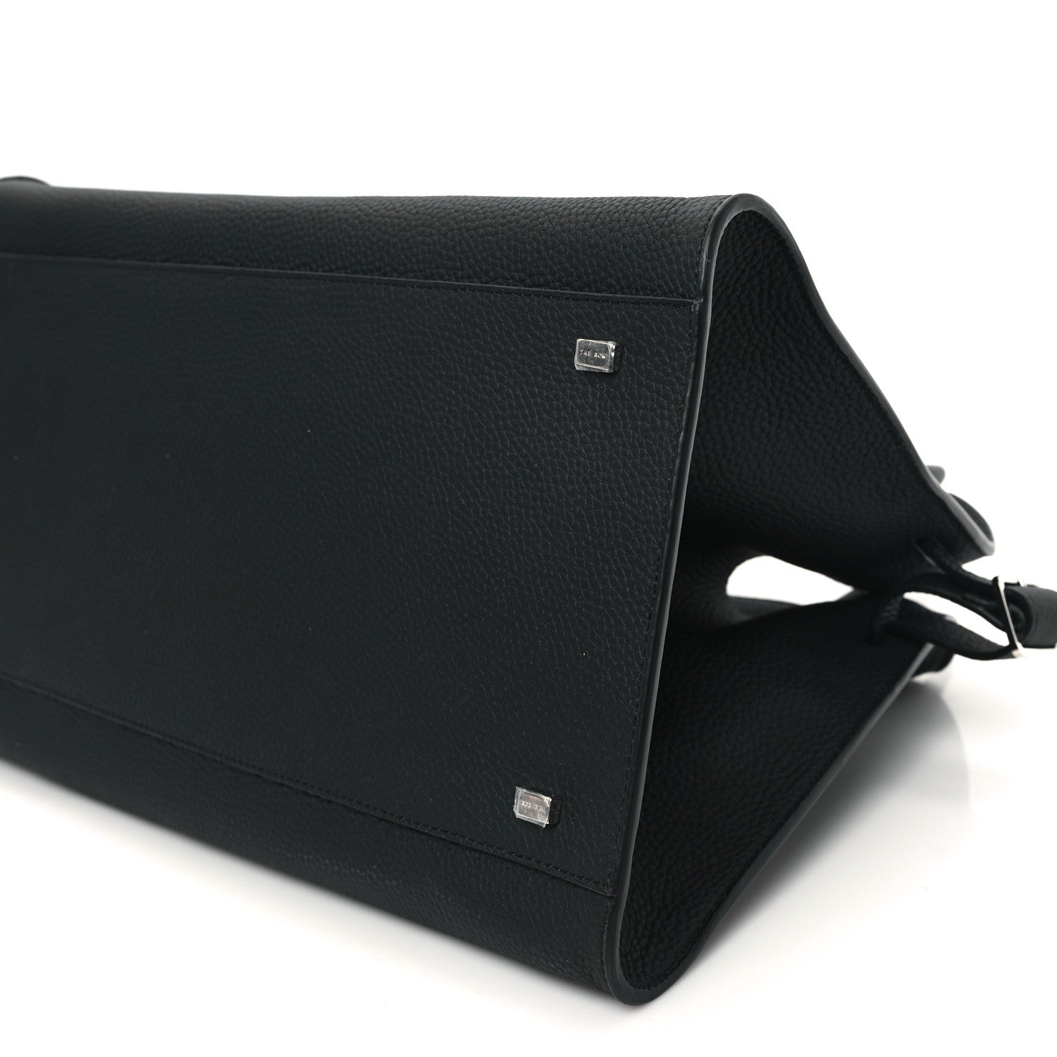 The Row Matte Grained Calfskin Soft Margaux 15 Black 9 of 10