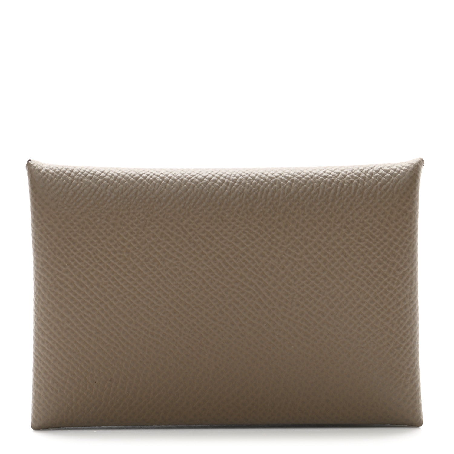 Hermes Epsom Calvi Card Case Etoupe 1 of 8