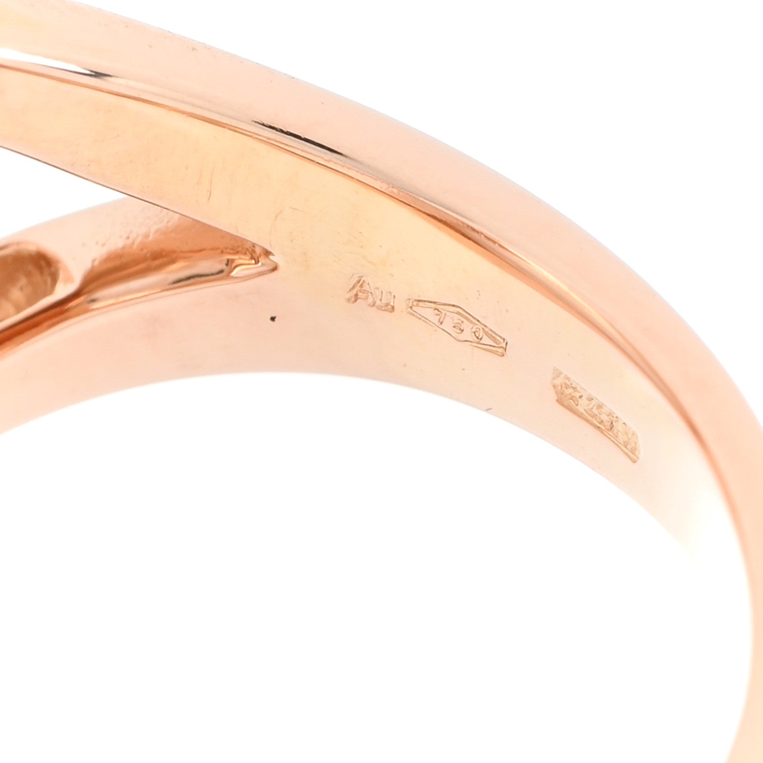 Bulgari 18K Rose Gold Mother of Pearl BVLGARI BVLGARI Ring 52 6 4 of 5