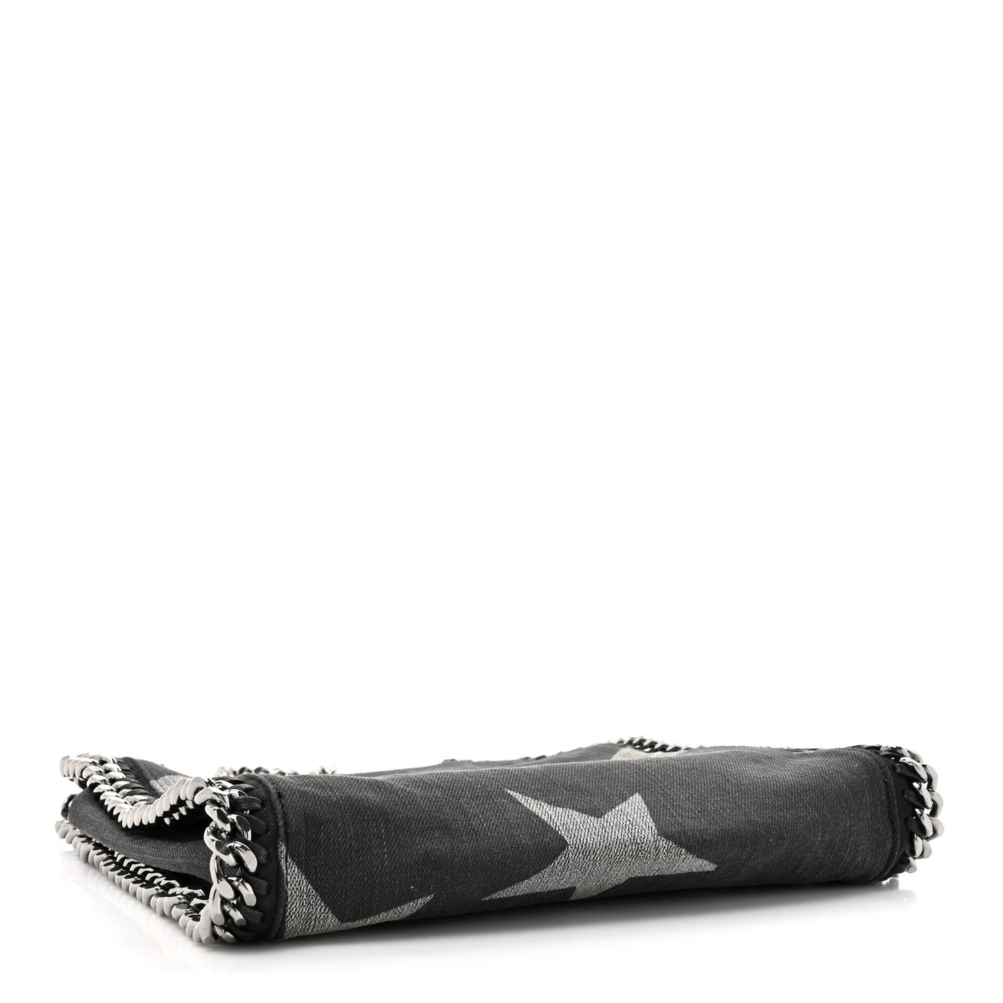Denim Star Mini Falabella Tote Black