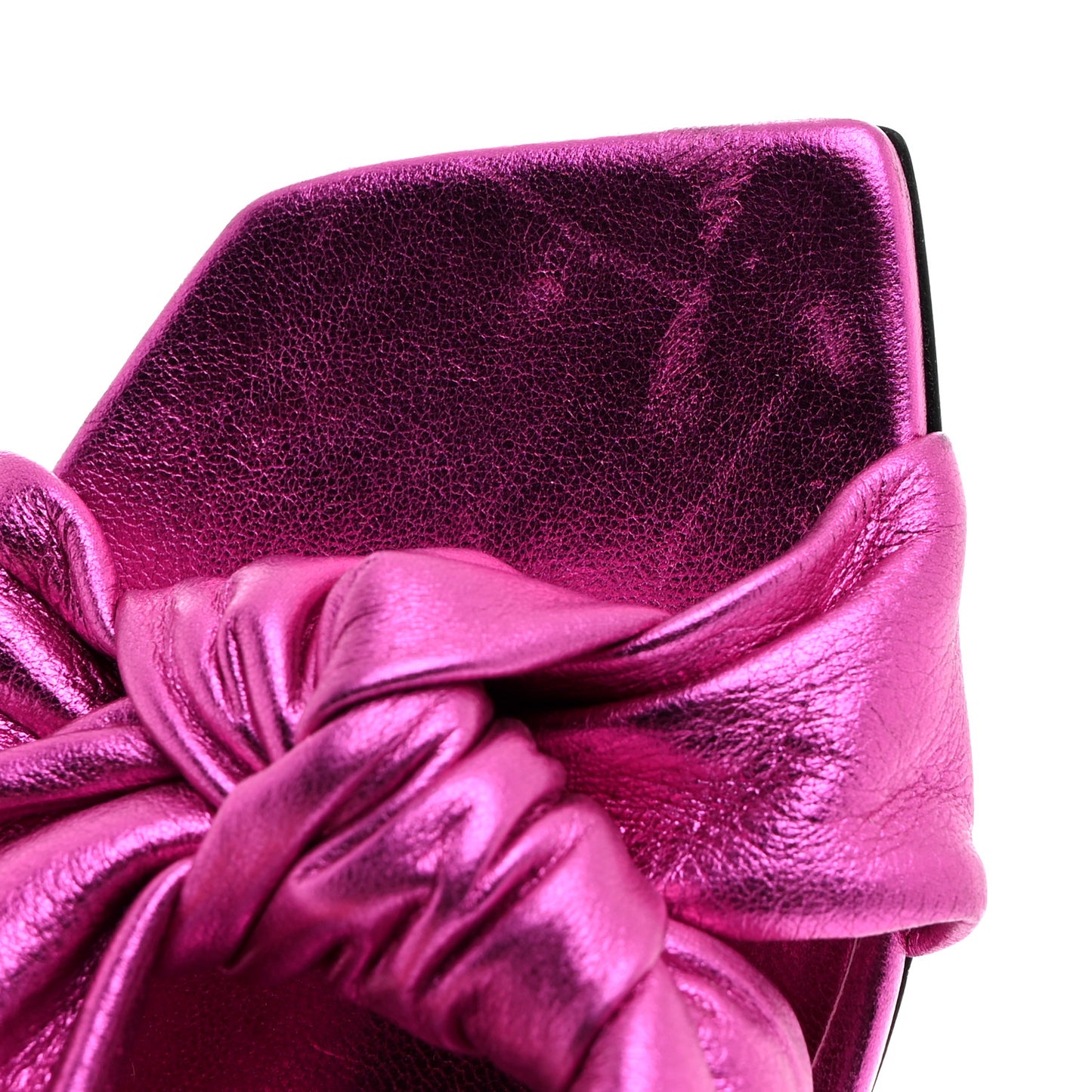 Metallic Nappa Avenue 85 Mules 36.5 Pink