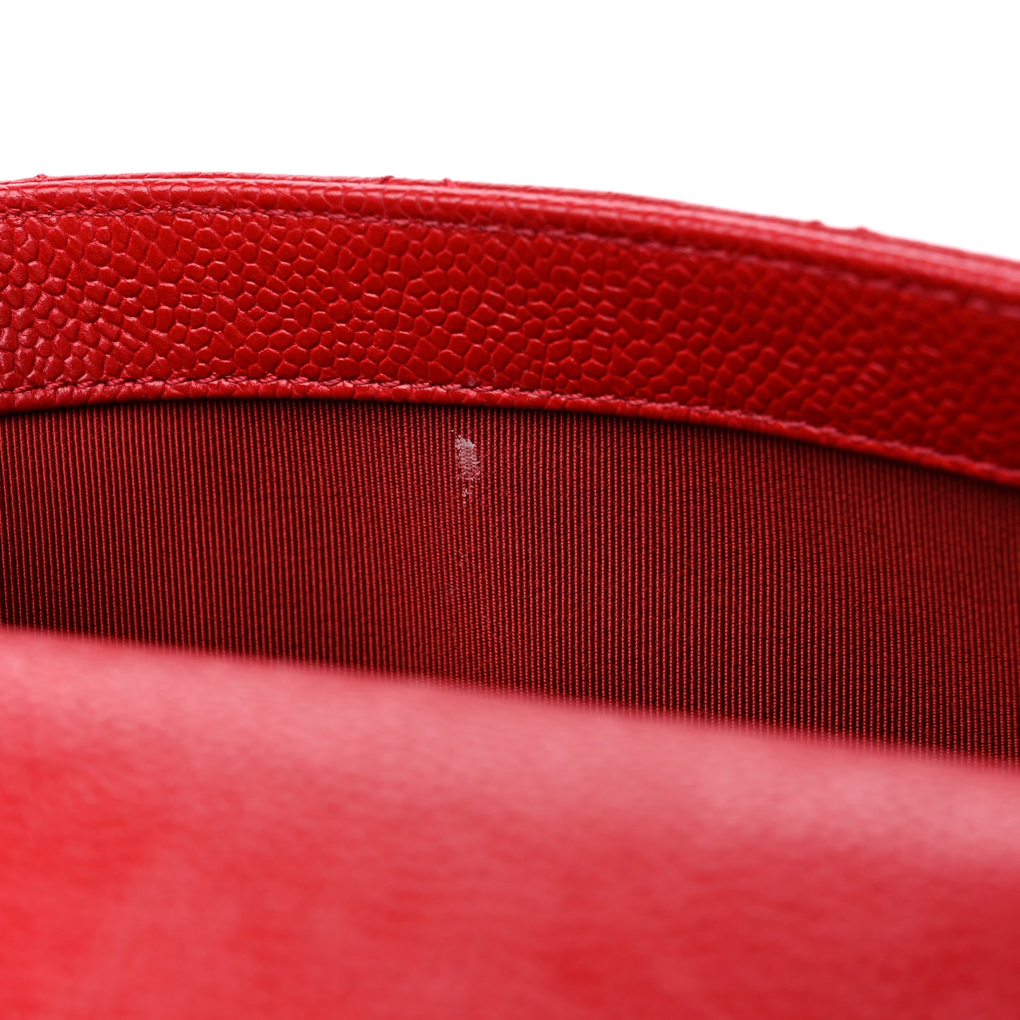 Caviar Quilted Mini Incognito Square Flap Red
