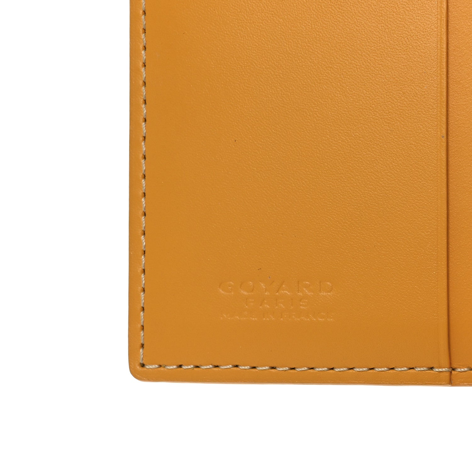 Goyard Goyardine Saint Marc Folding Card Case Yellow 6 of 7