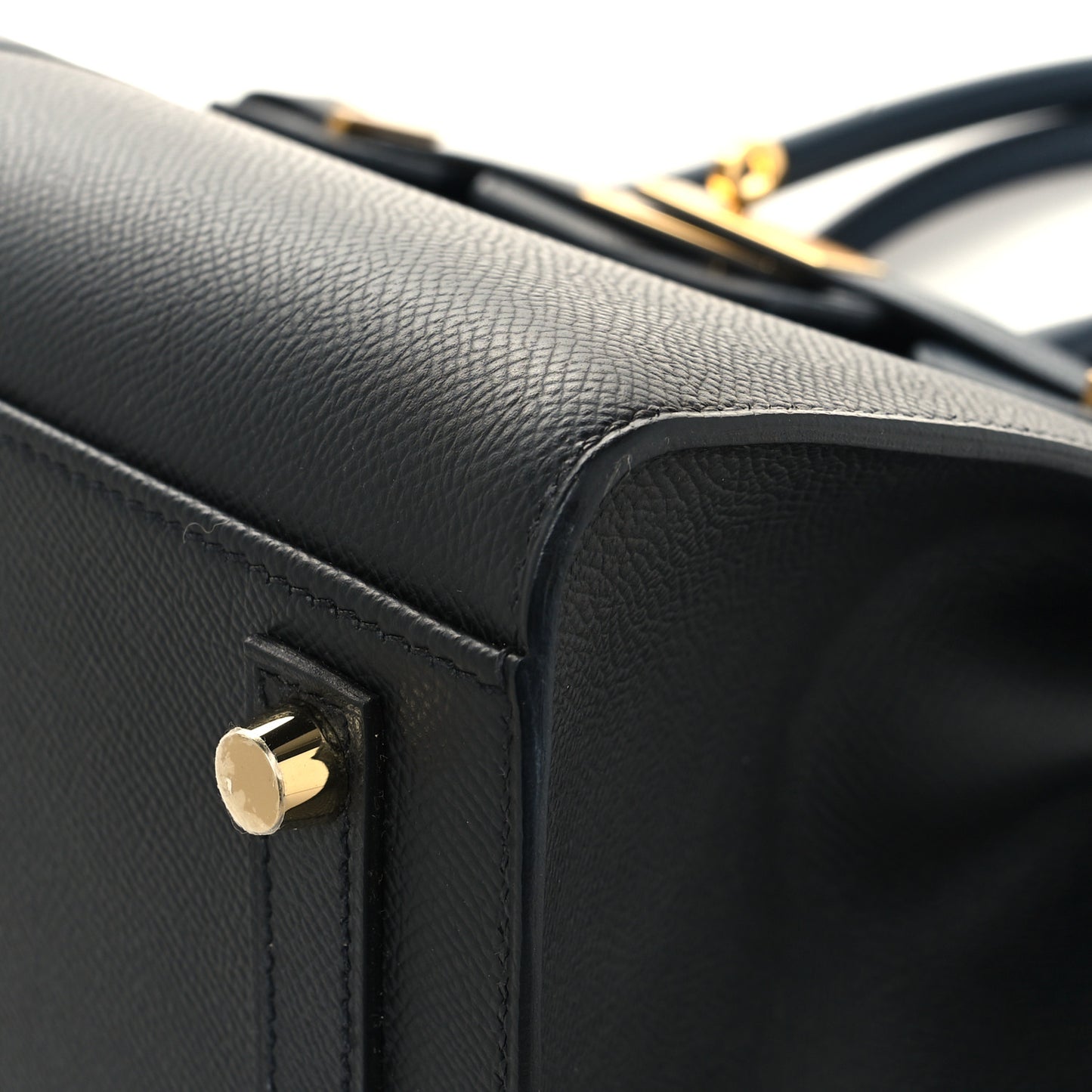 Epsom Casaque Birkin Sellier 30 Bleu Indigo Black Bleu Frida