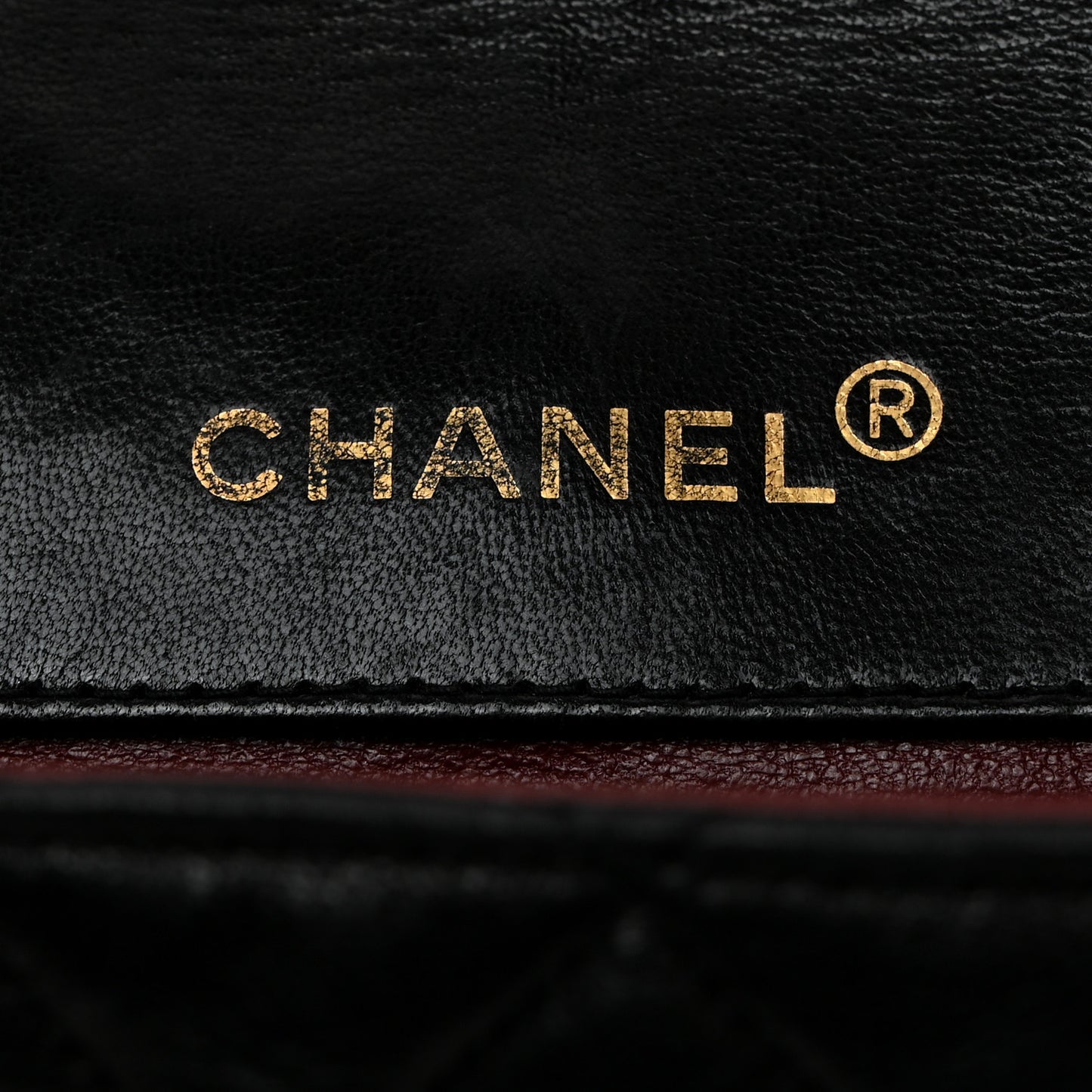 Lambskin Quilted Small Single Flap Black
