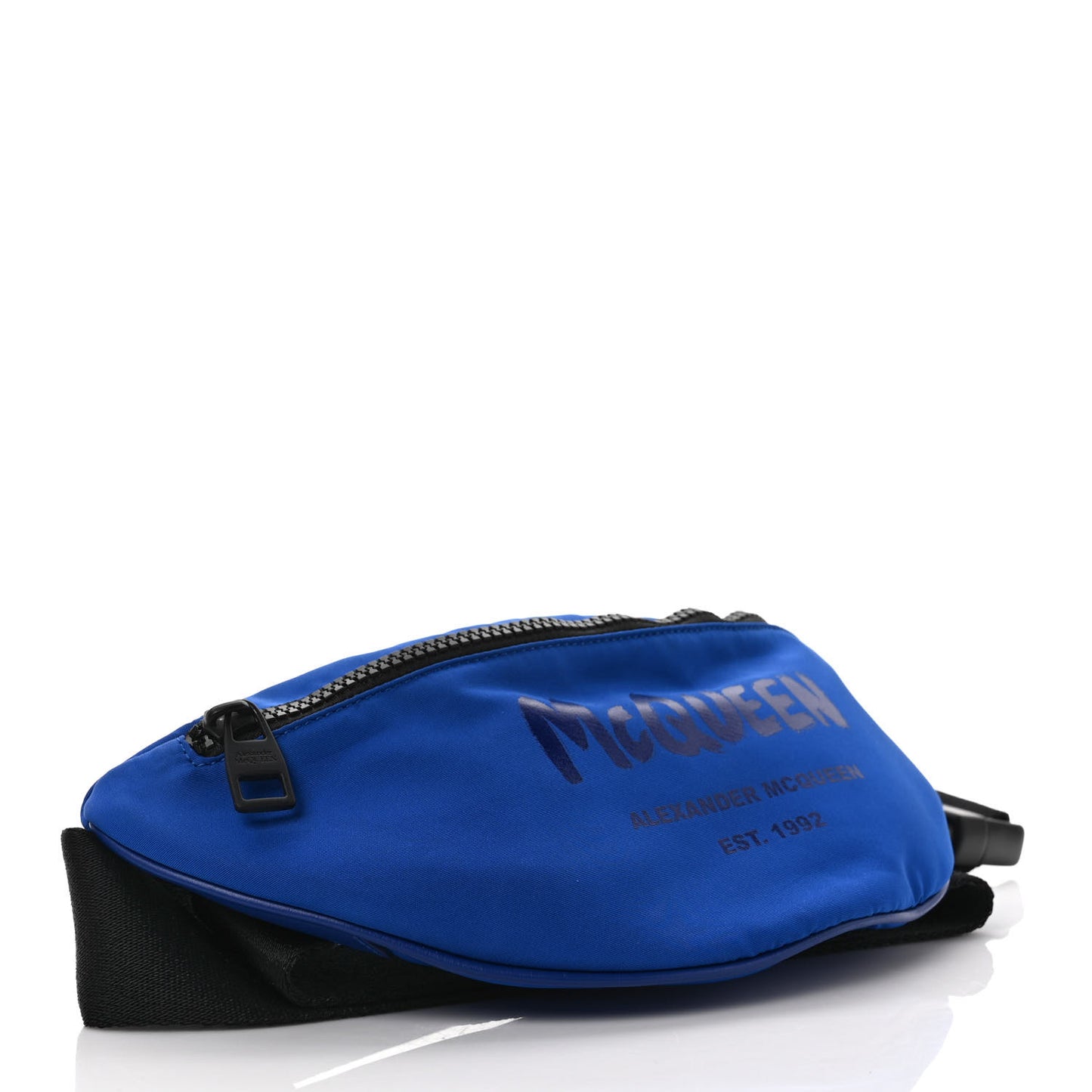 Nylon Graffiti Logo Belt Bag Ultramarine