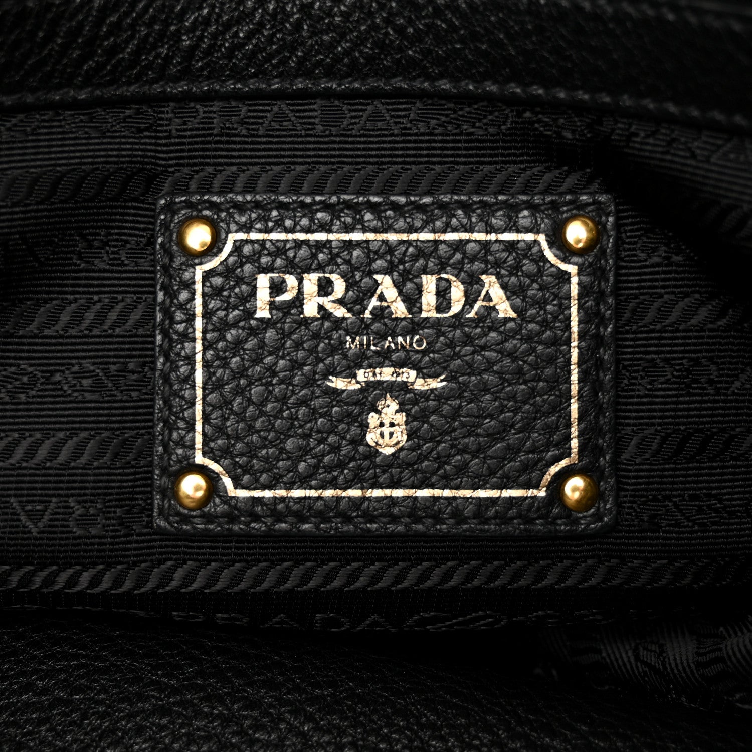 Prada Vitello Daino Shopping Tote Black 6 of 11