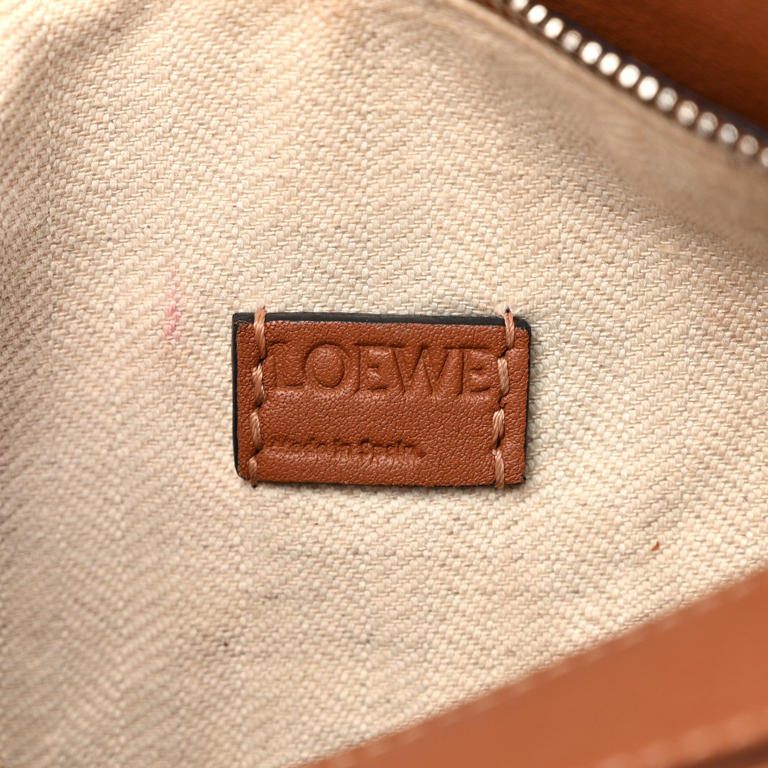 Loewe Calfskin Mini Puzzle Bag Tan 6 of 14