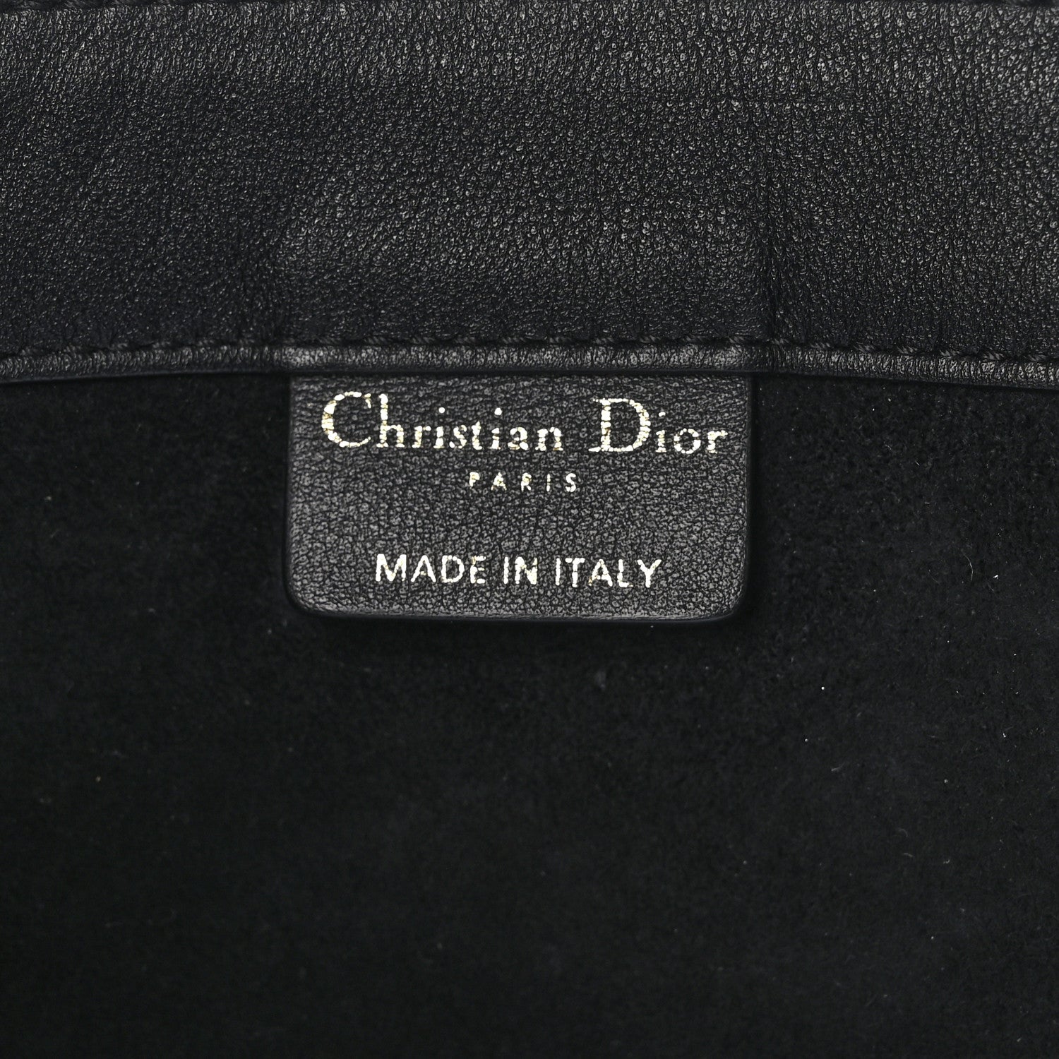 Christian Dior Calfskin Embossed Medium Book Tote Black 7 of 10