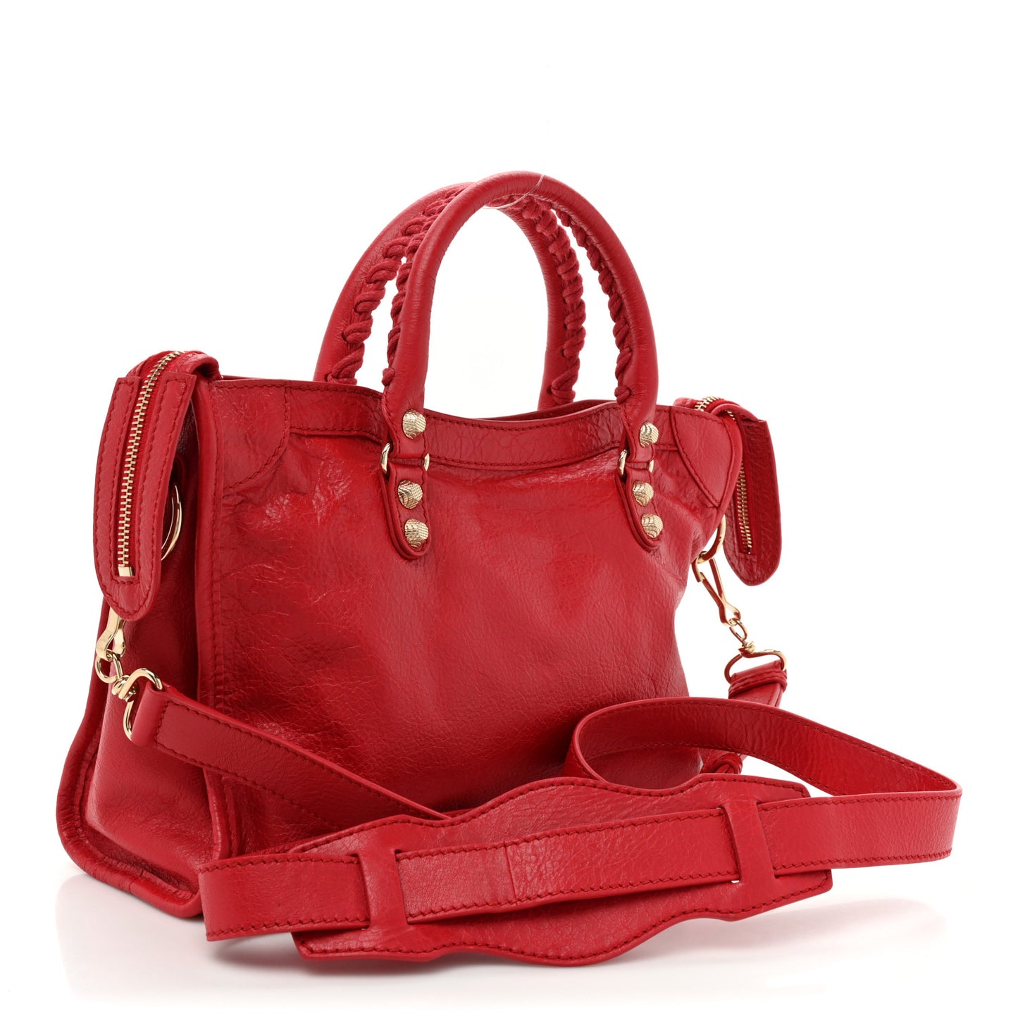 Agneau Giant 12 Gold Hardware S City Rouge Cardinal