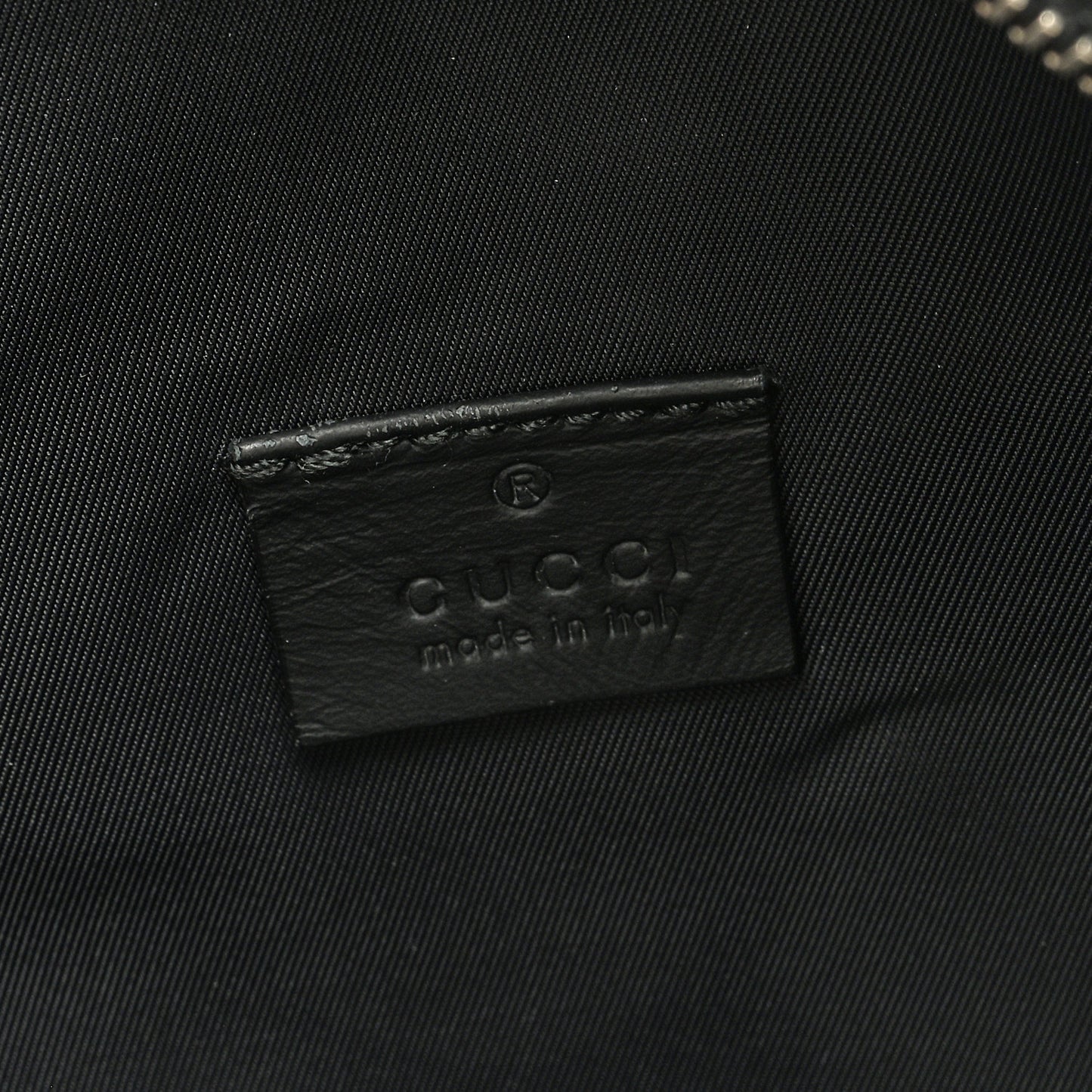 Guccissima Web Belt Bag Black