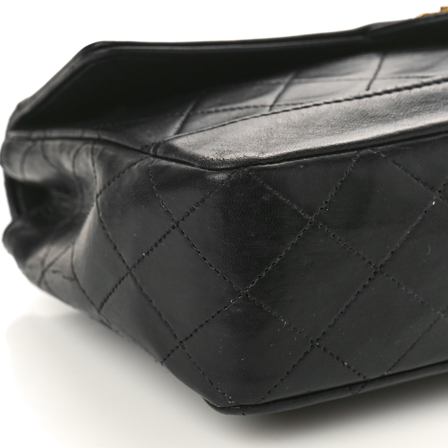 Chanel Lambskin Quilted Small Single Flap Black 10 of 13