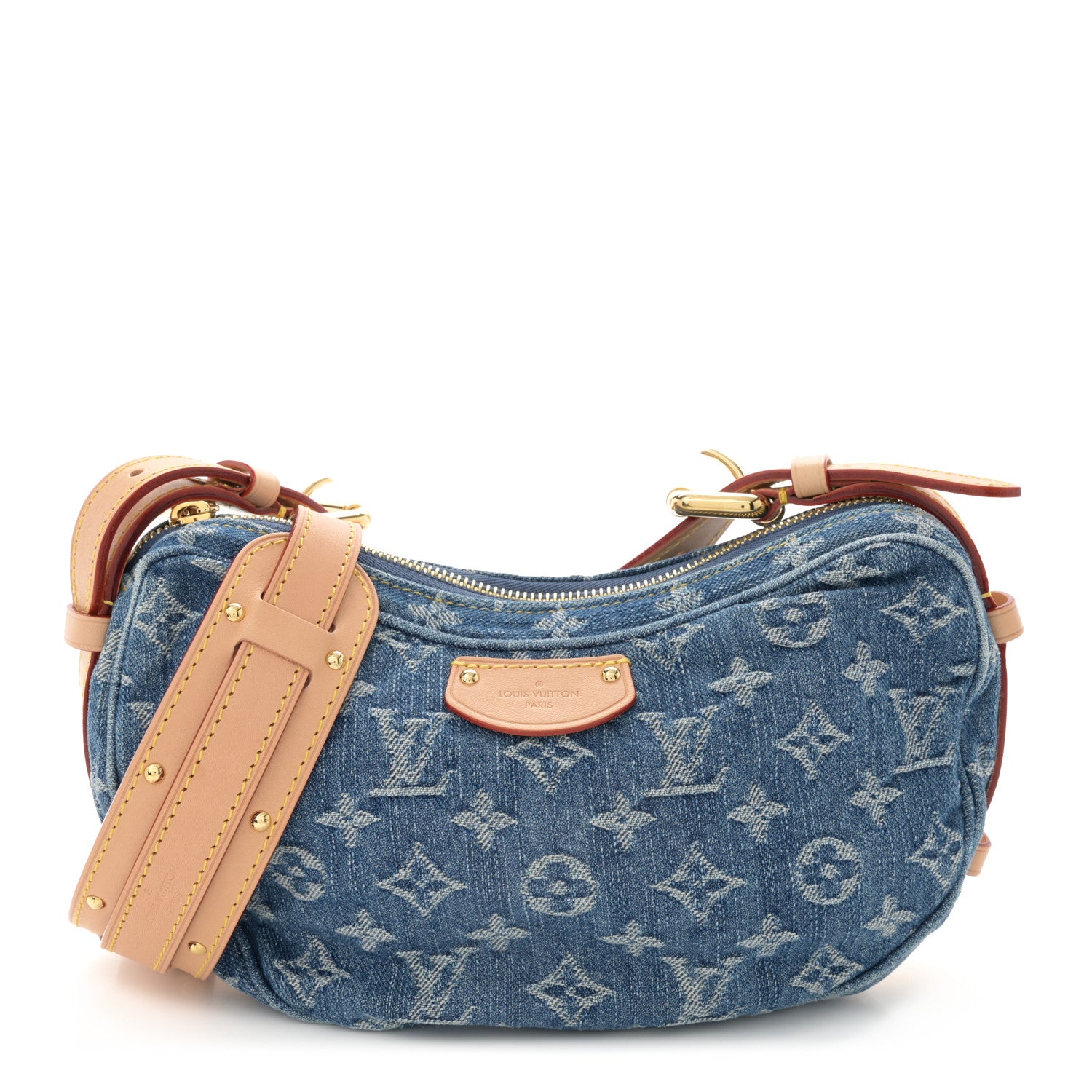 Louis Vuitton Monogram Denim Croissant MM Blue 1 of 10