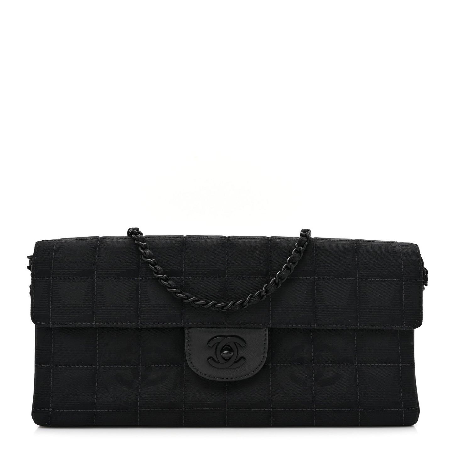 Nylon Travel East West Flap Black