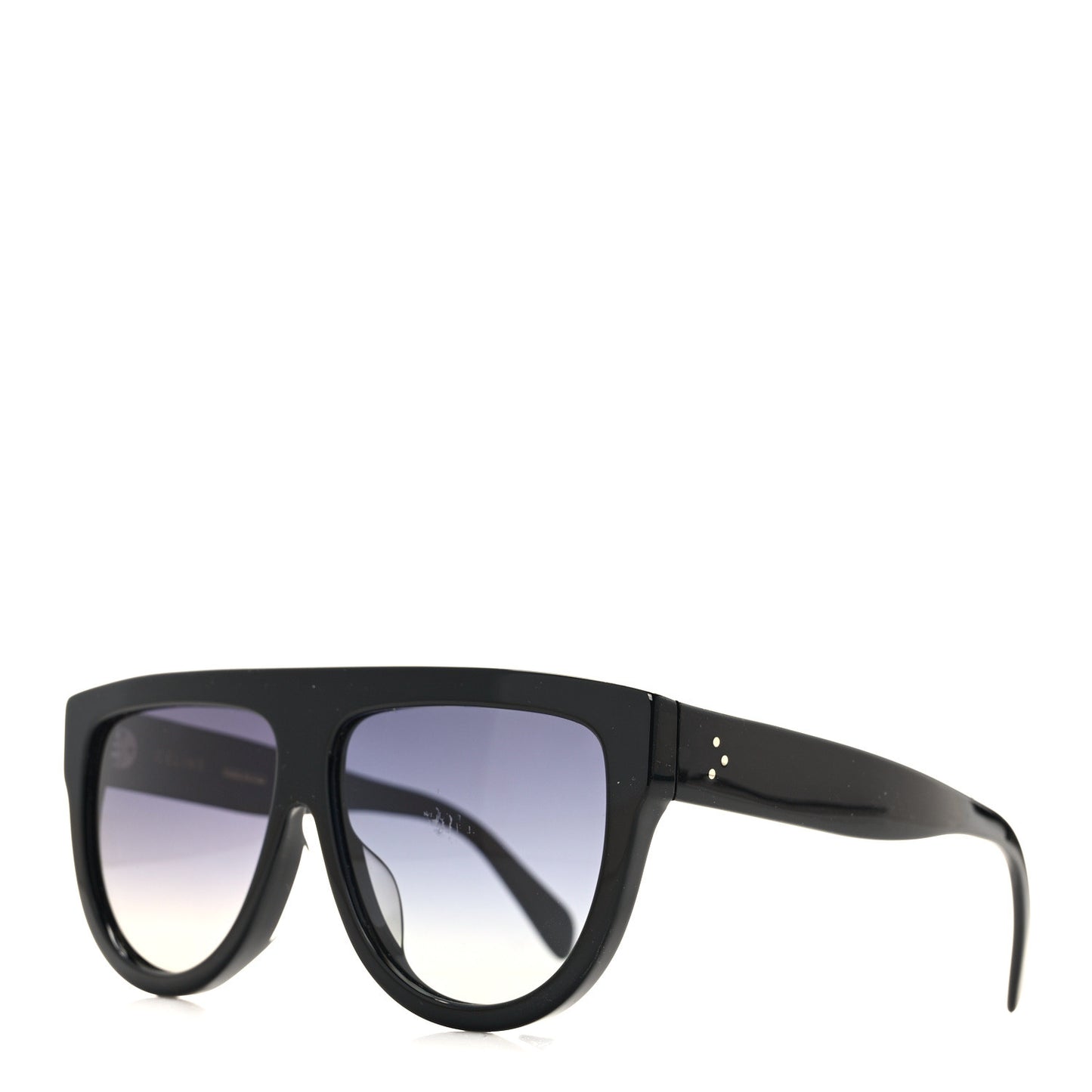 Acetate Aviator Sunglasses CL 40001F Black