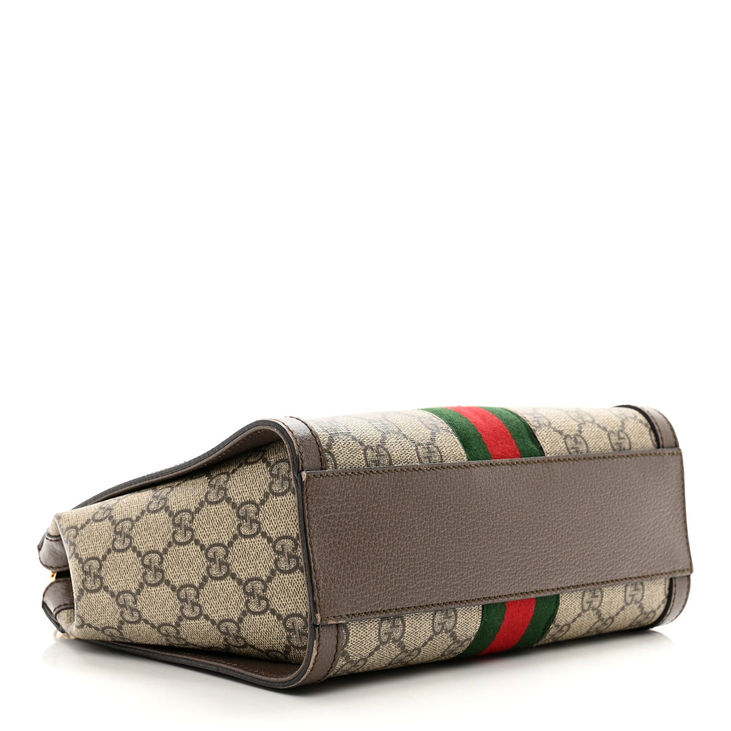 Gucci GG Supreme Monogram Small Ophidia Tote Bag Brown 4 of 11