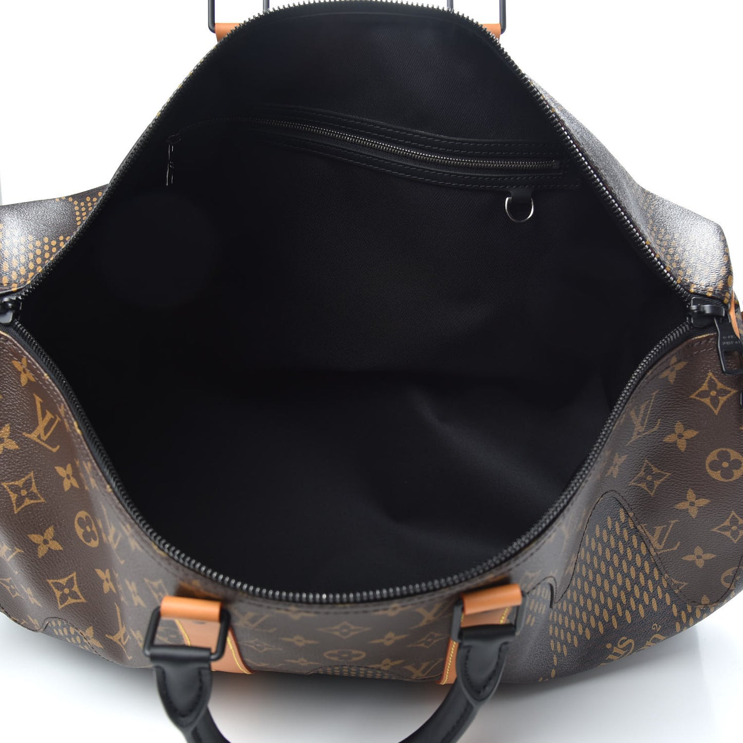 X NIGO Giant Damier Ebene Monogram Keepall Bandouliere 50