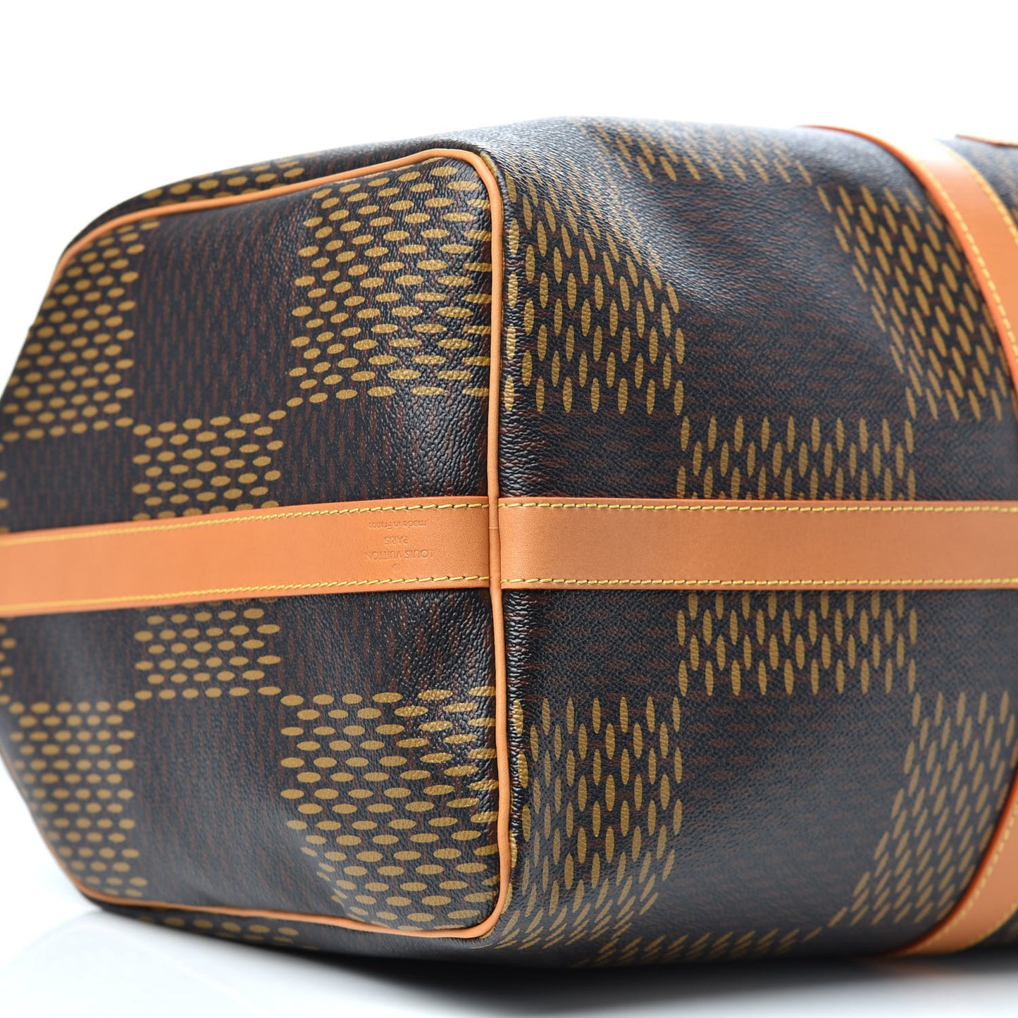 X NIGO Giant Damier Ebene Monogram Keepall Bandouliere 50