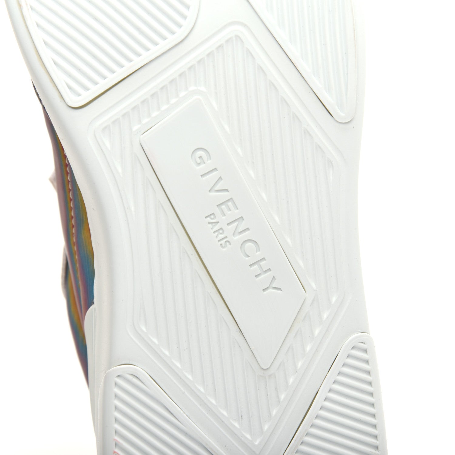 Givenchy Calfskin Wing Iridescent Low Top Sneakers 38.5 Multi 6 of 8