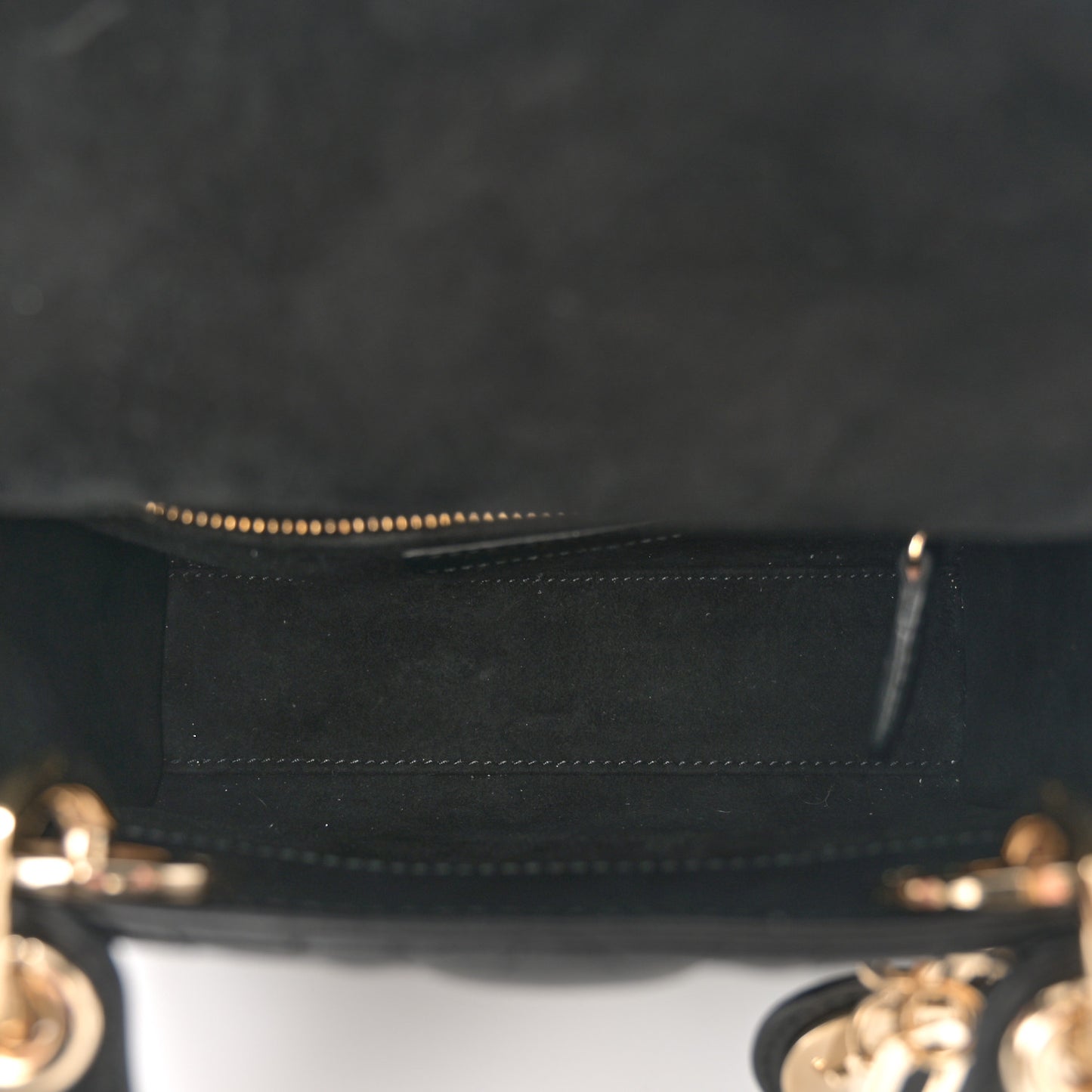 Lambskin Cannage Mini Lady Dior Black