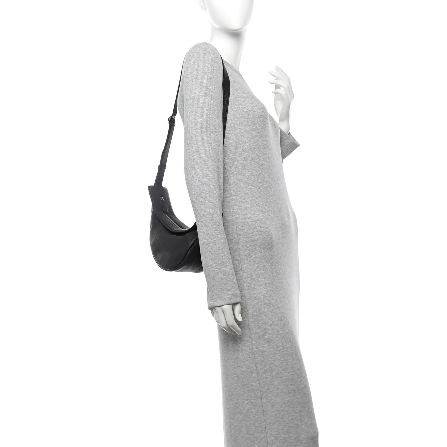Deerskin Small Slouchy Banana Bag Espresso