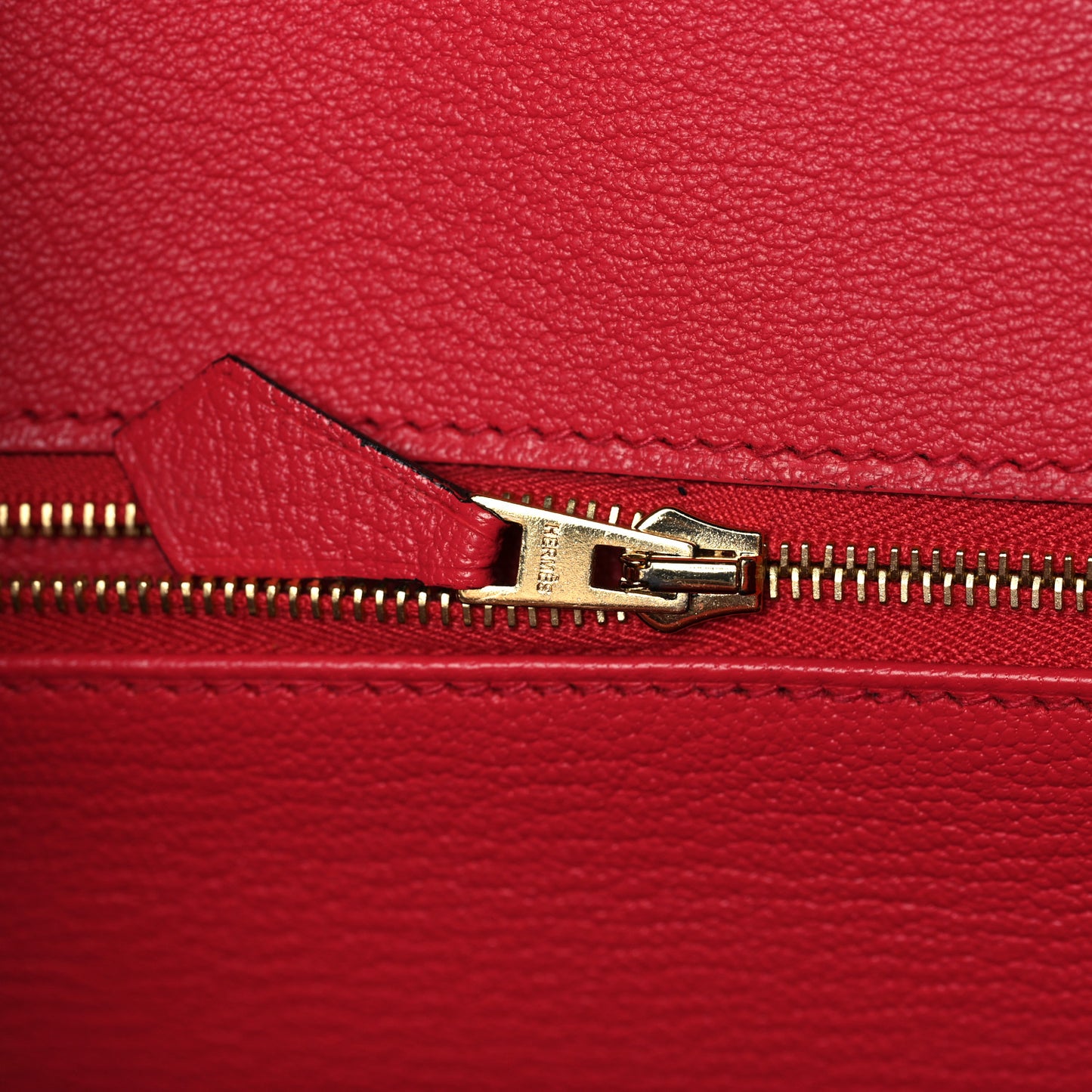 Taurillon Clemence Sombrero Birkin 30 Rouge H