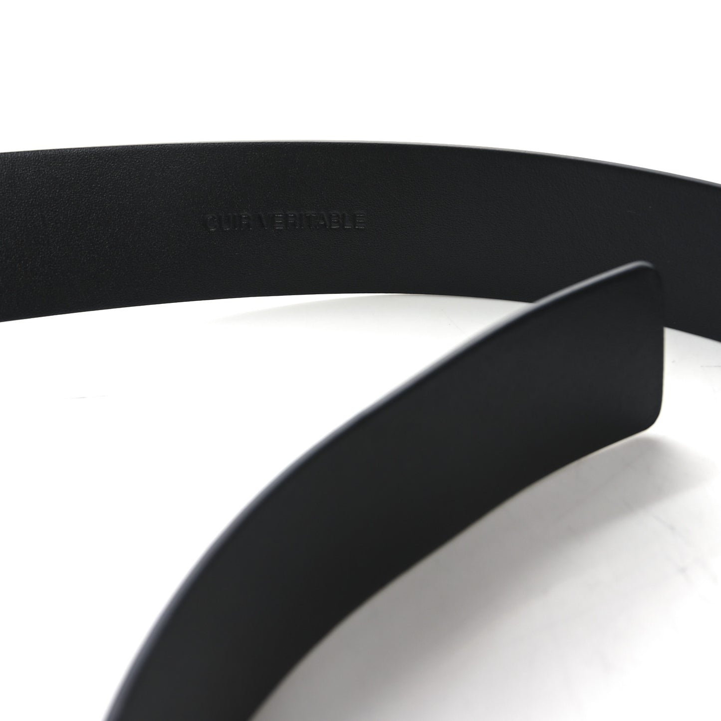 Calfskin CC Chain Belt 85 34 Black