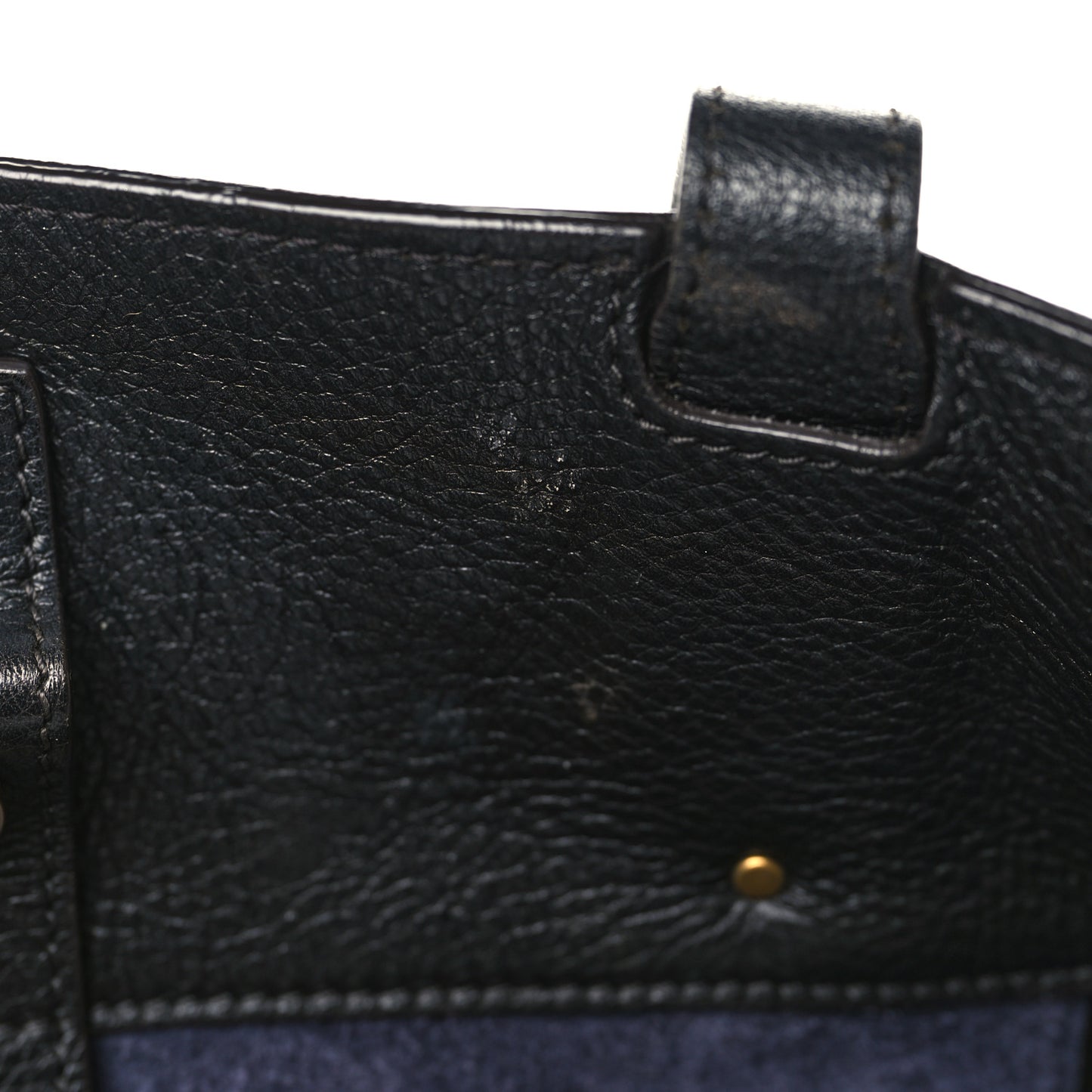 Smooth Calfskin Medium Milo Shopping Tote Black