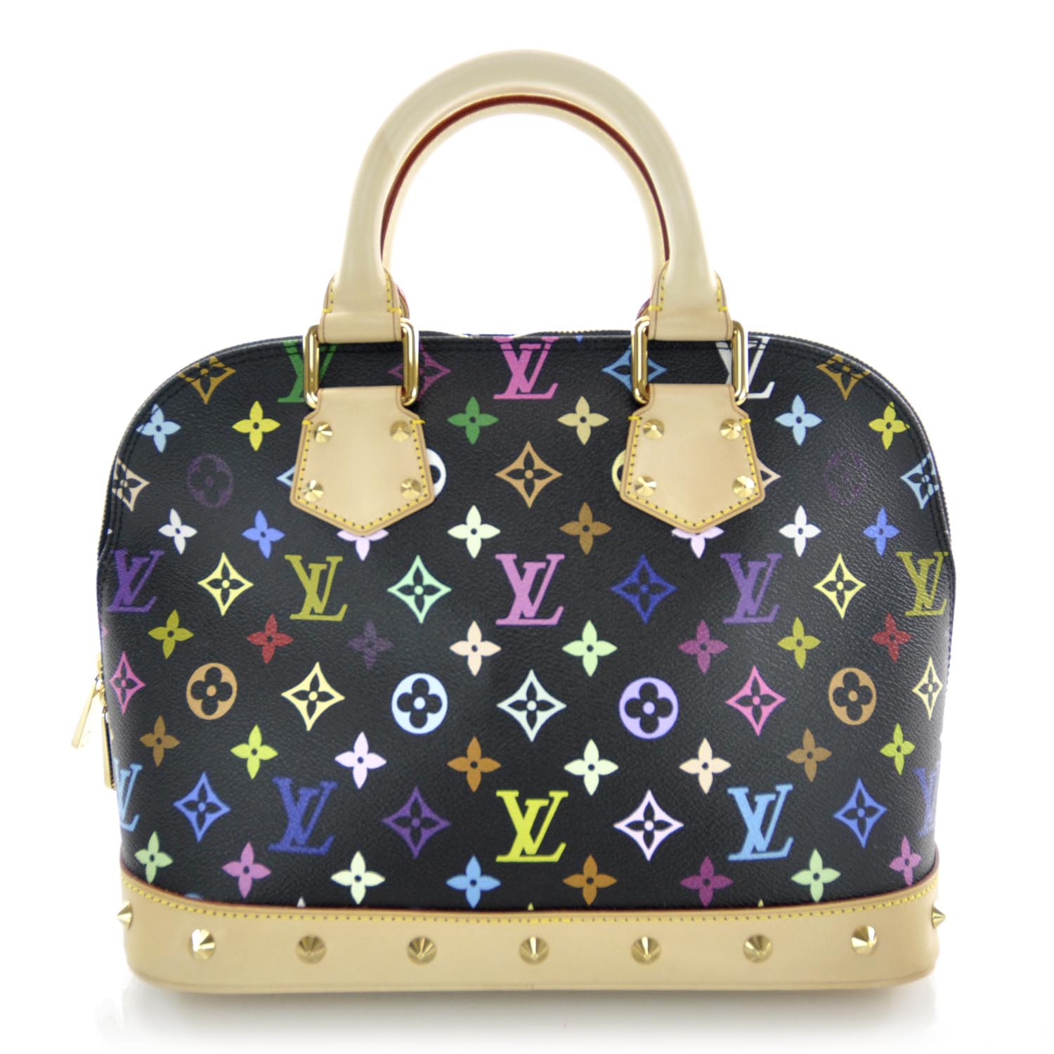 Louis Vuitton Monogram Multicolor Alma PM Black 1 of 7