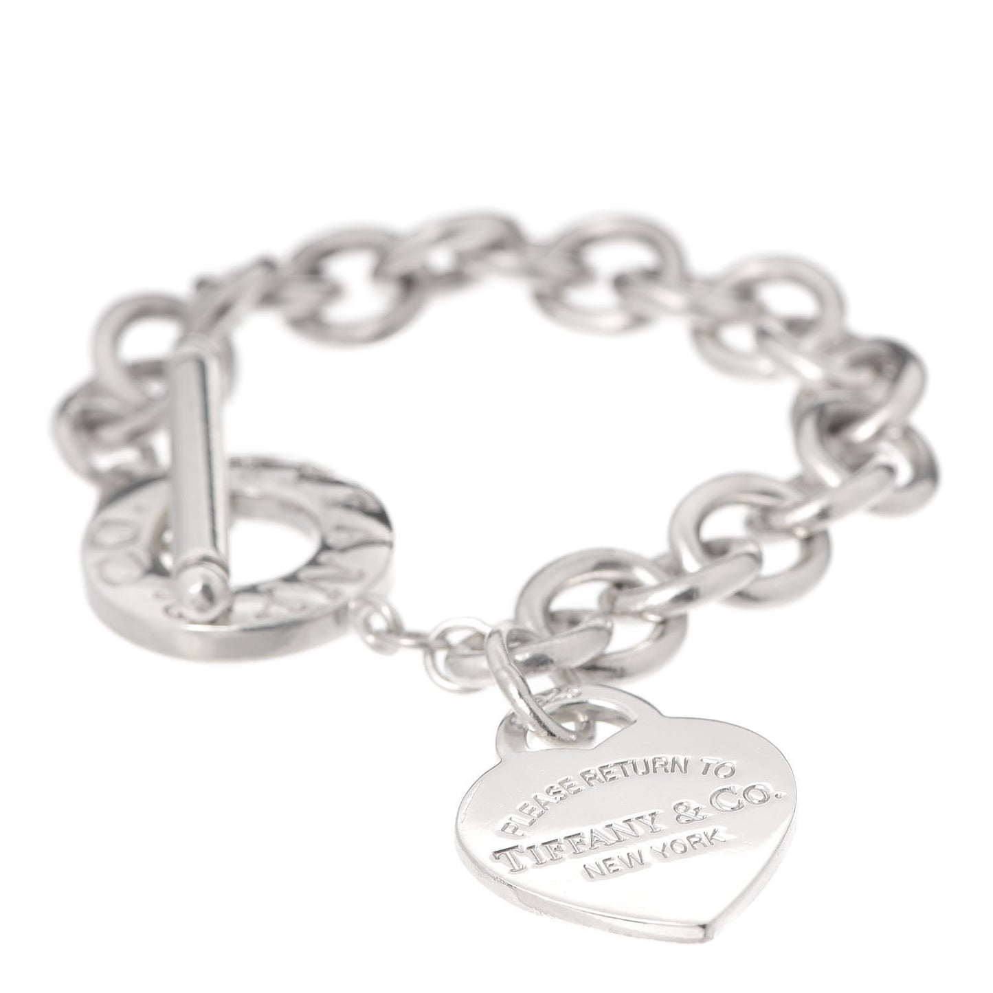Sterling Silver Return to Tiffany Heart Tag Toggle Bracelet