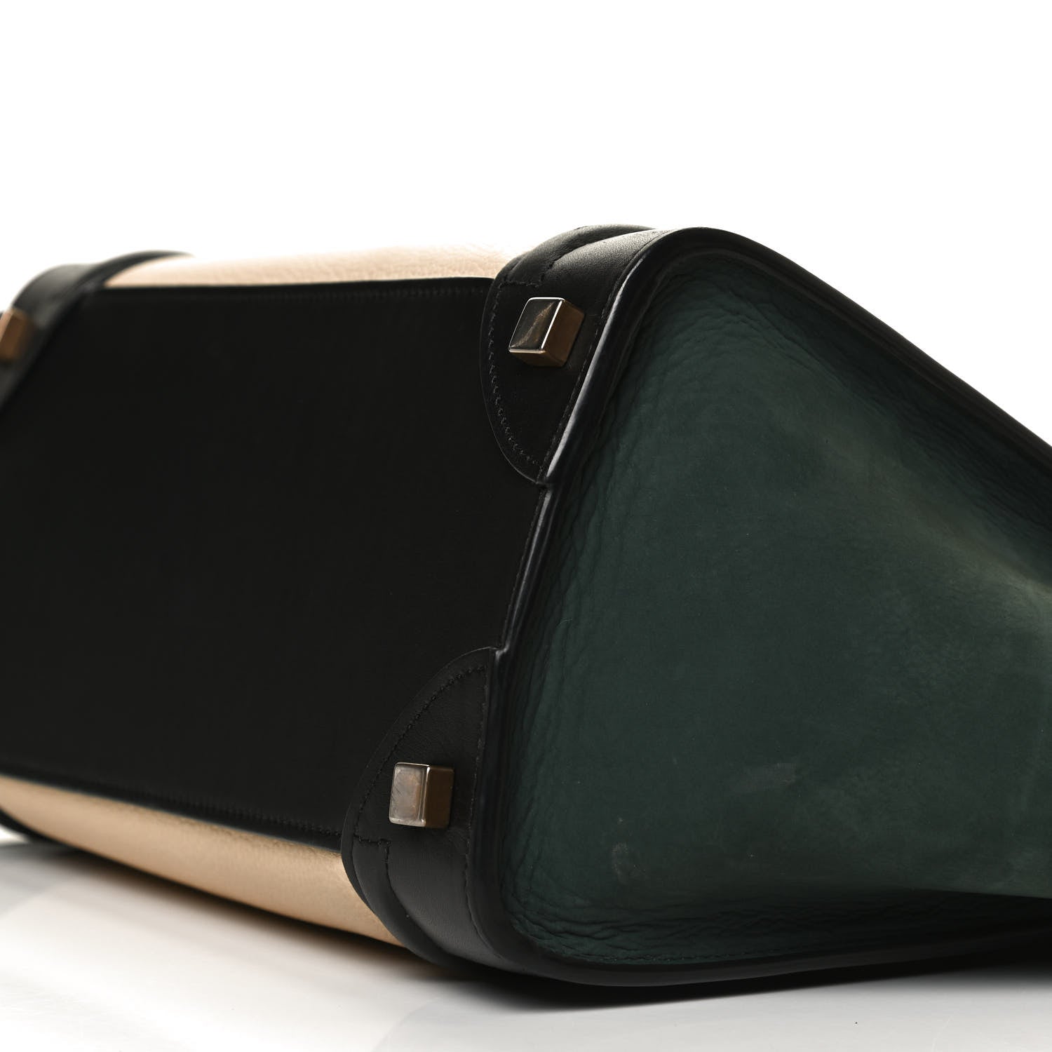 Celine Smooth Drummed Calfskin Micro Tri-Color Luggage Teal 10 of 12