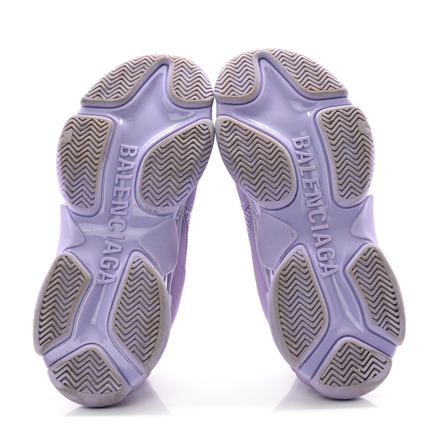 Fabric Mesh Mens Triple S Sneakers 43 Light Lilac