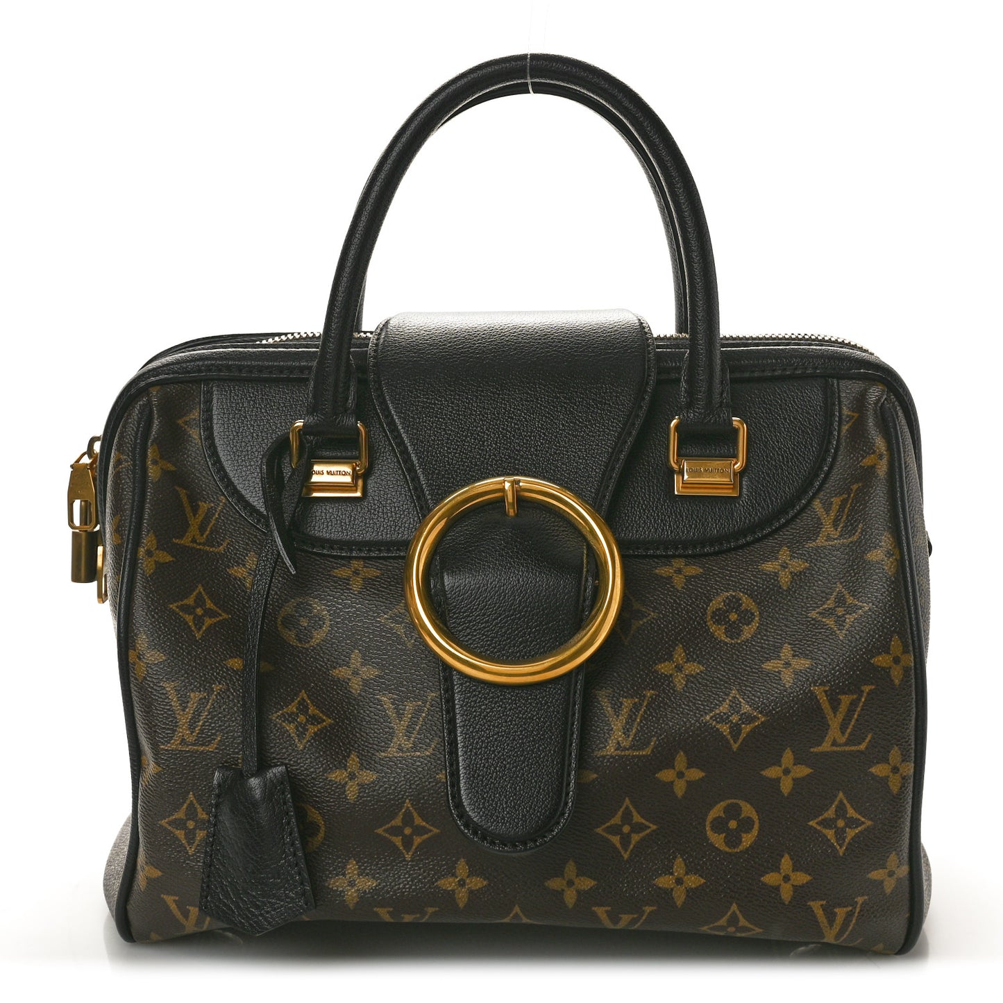 Monogram Golden Arrow Speedy Black