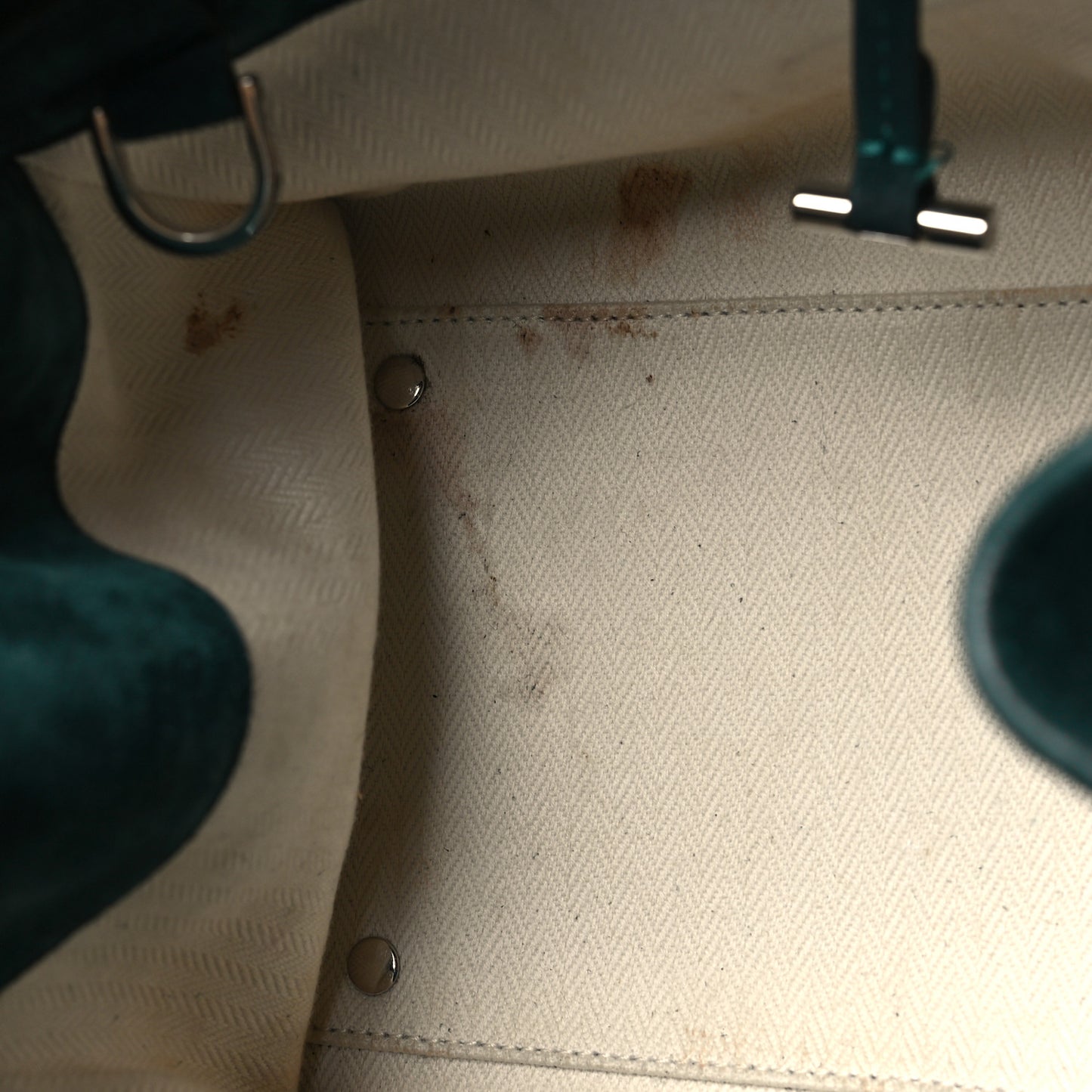 Suede Soft Margaux 10 Bag Teal Green