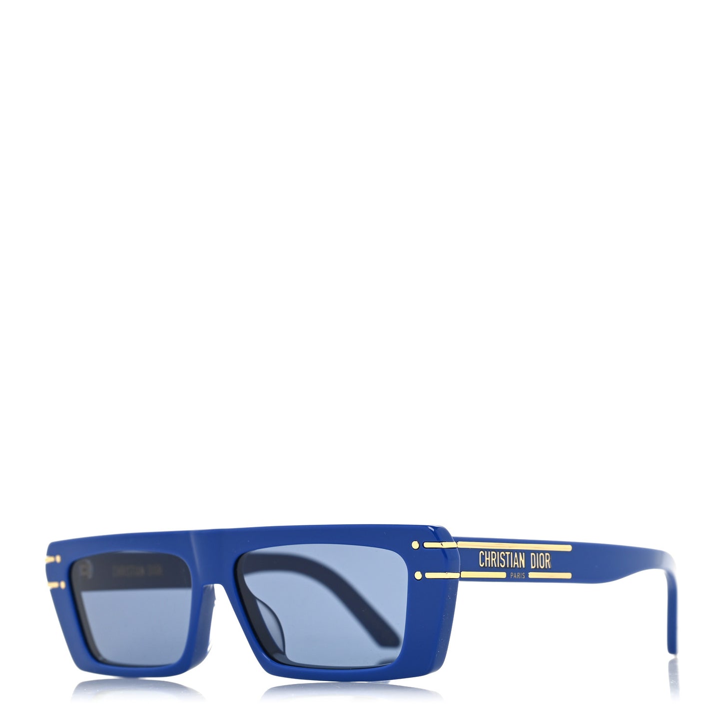 Diorsignature S2U Rectangular Sunglasses Blue
