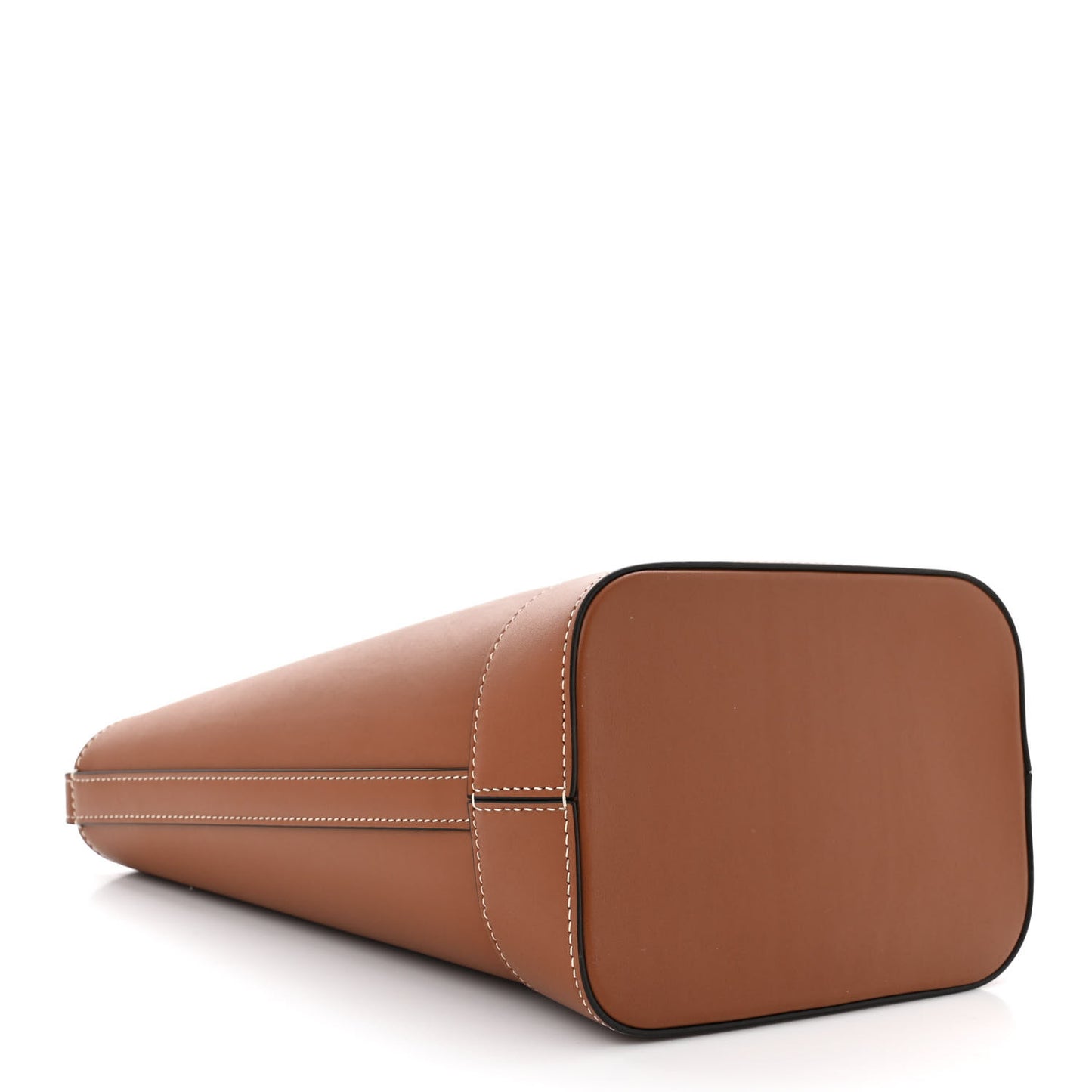 Smooth Calfskin Small Cuir Triomphe Bucket Bag Tan
