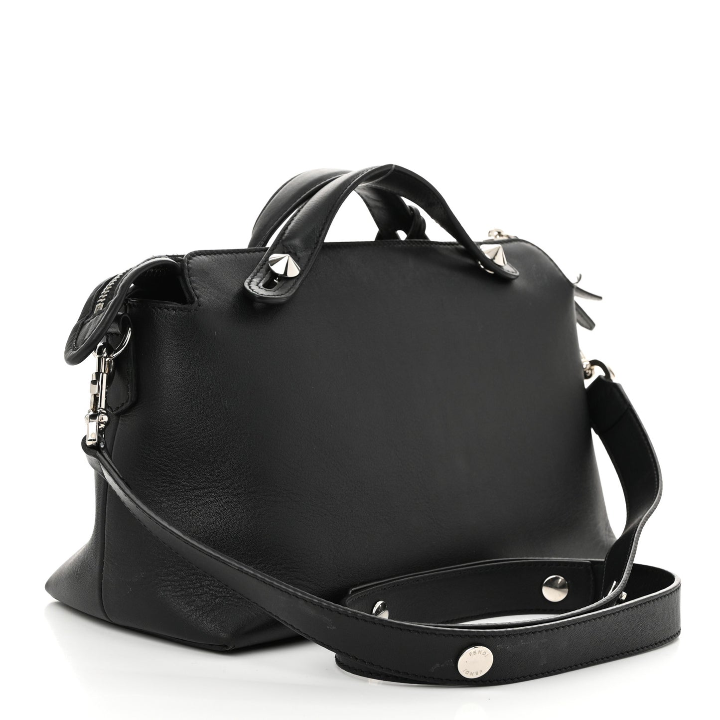 Vitello Dolce Medium By The Way Boston Bag Black