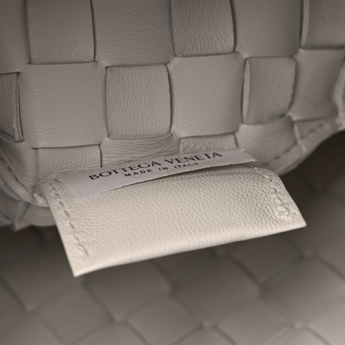 Nappa Intrecciato Sardine Bag Chalk