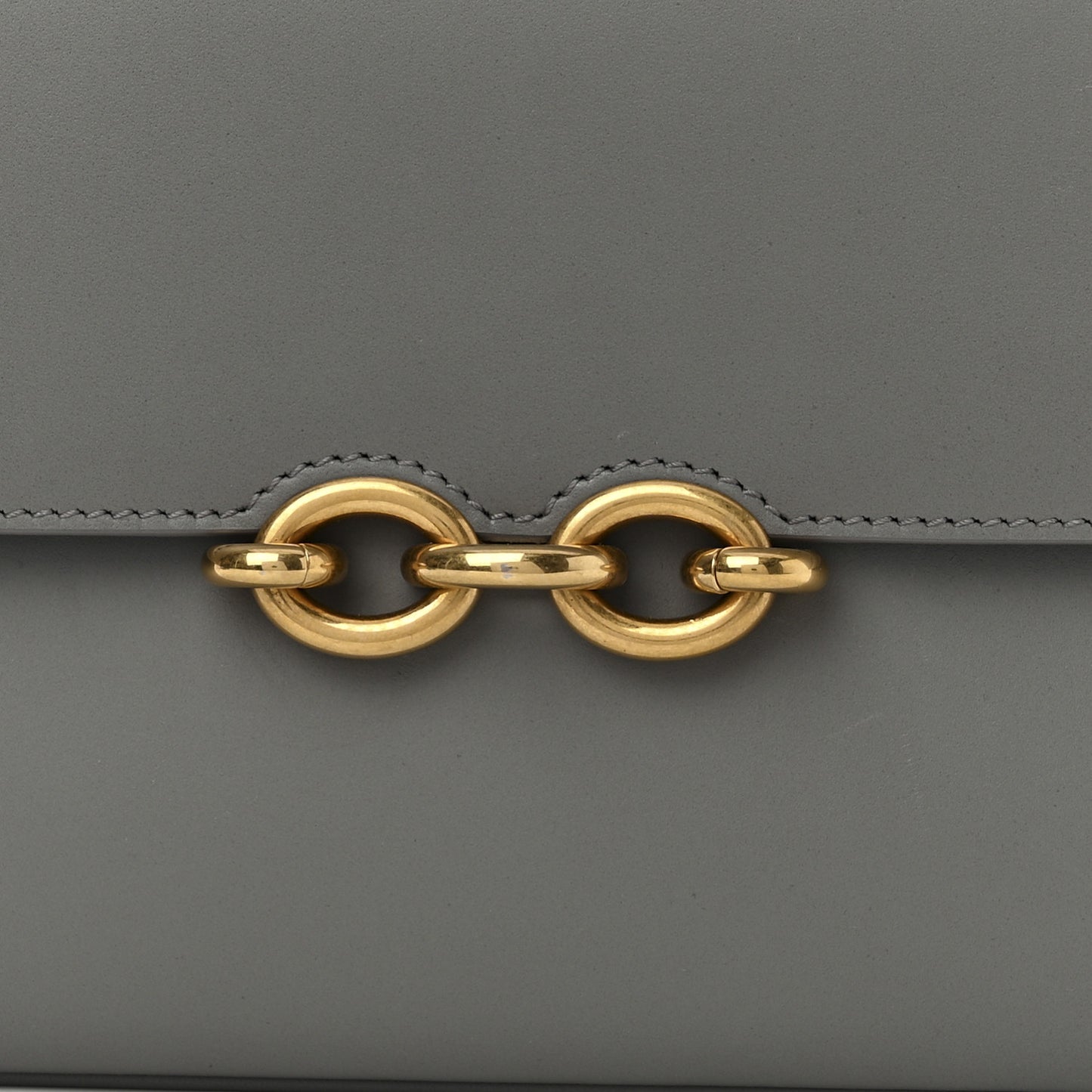 Smooth Calfskin Le Maillon Satchel Grey