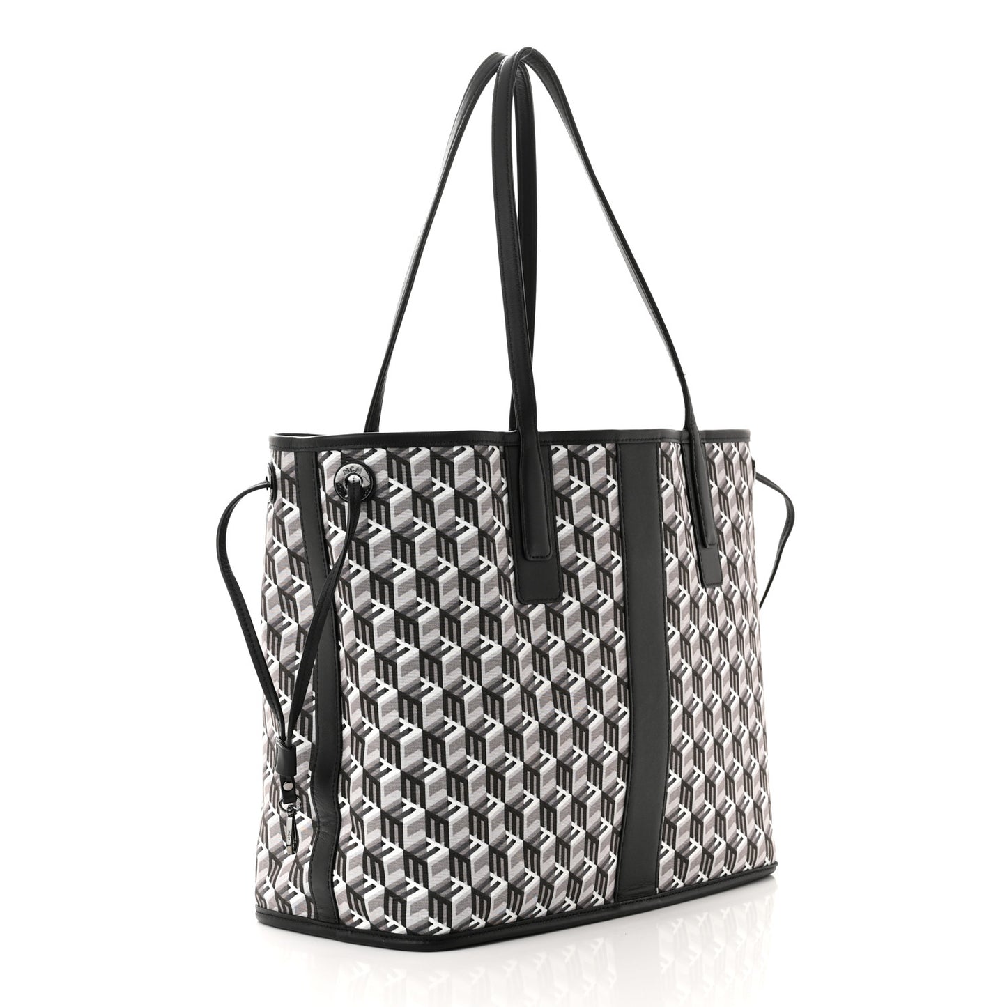 Visetos Medium Liz Reversible Shopper Tote Black